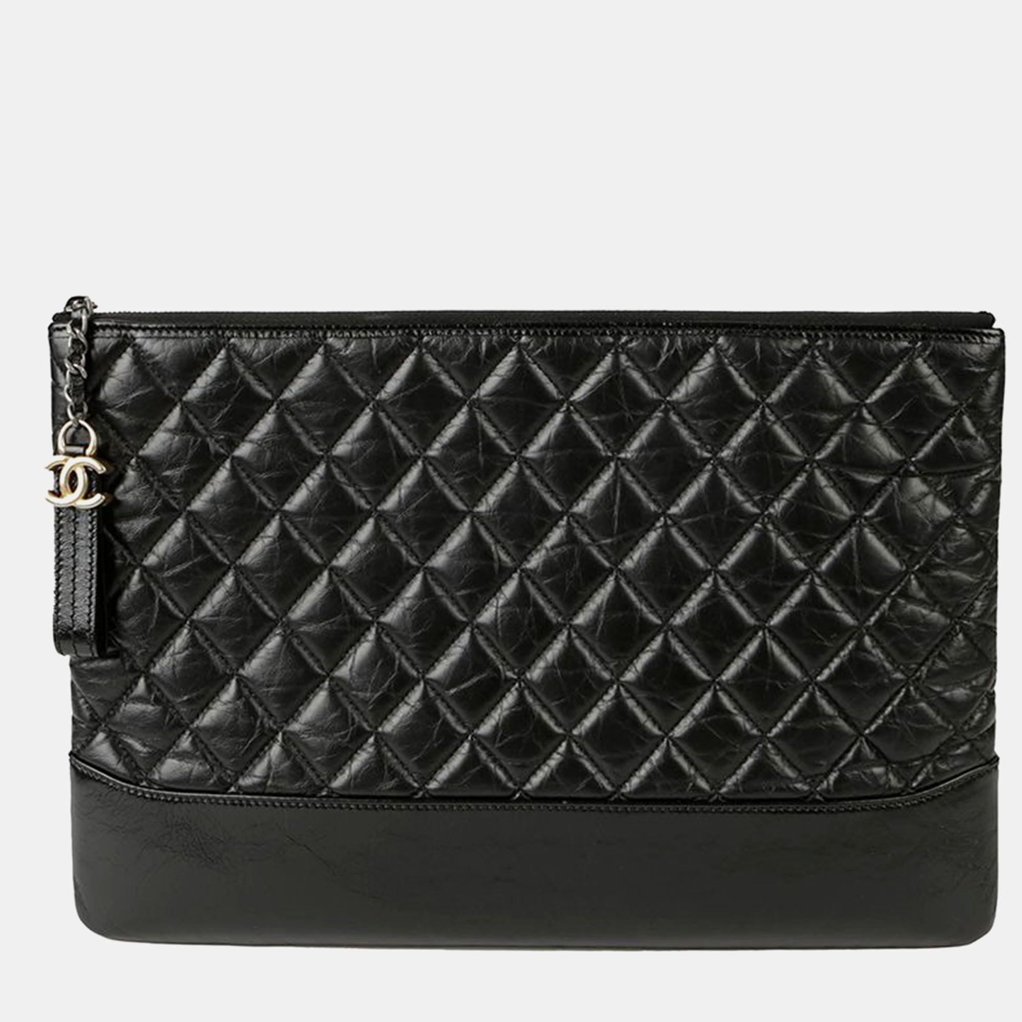 

CHANEL Gabrielle Large Clutch, Black