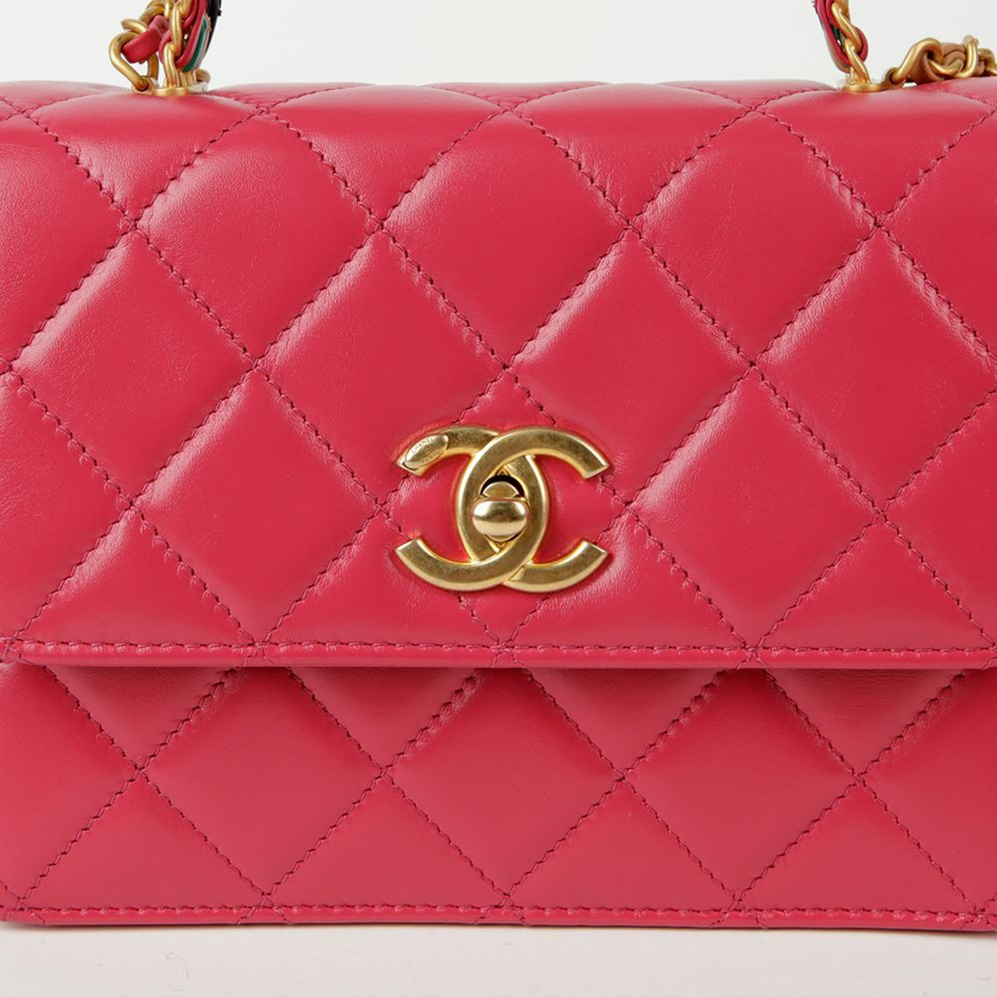 Chanel Top Handle Mini Flap Bag 