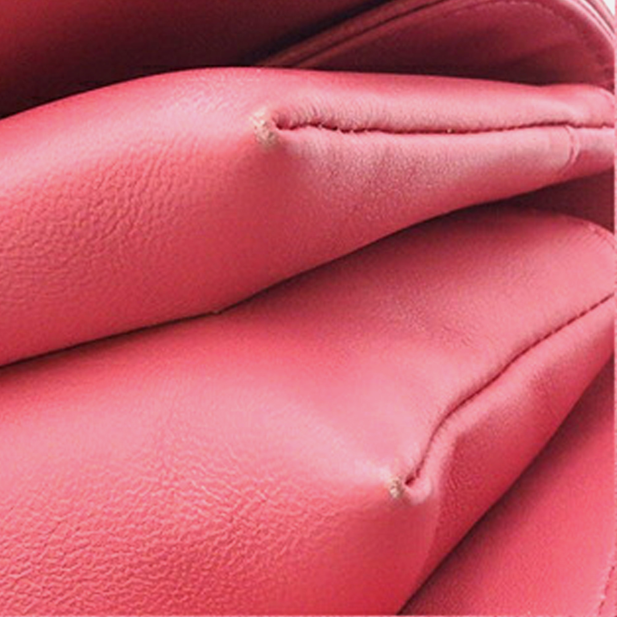 Chanel Pink Mini Quilted Caviar Top Handle Flap 
