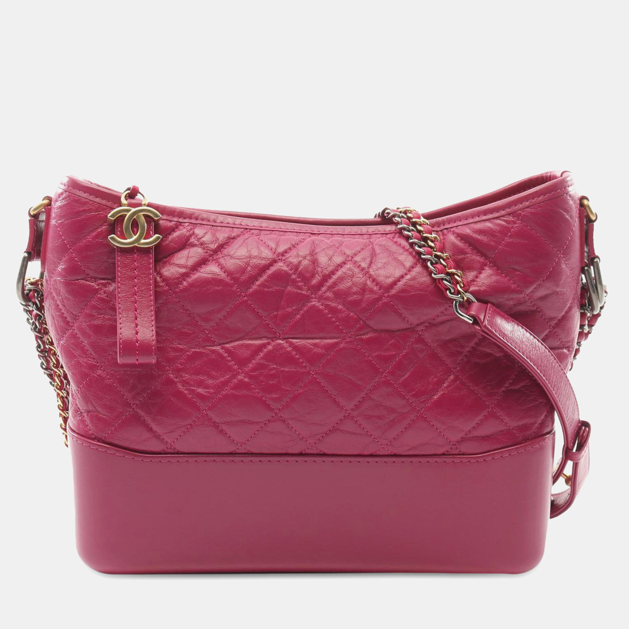 

Chanel Pink Medium Aged Calfskin Gabrielle Crossbody