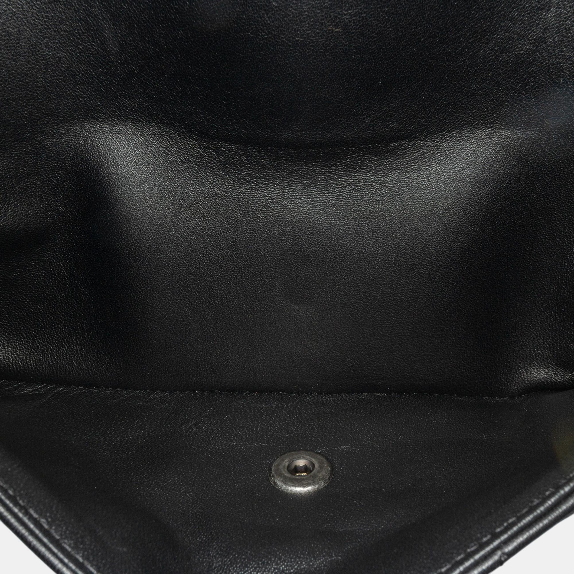 Chanel Black Jumbo Classic Lambskin Double Flap 