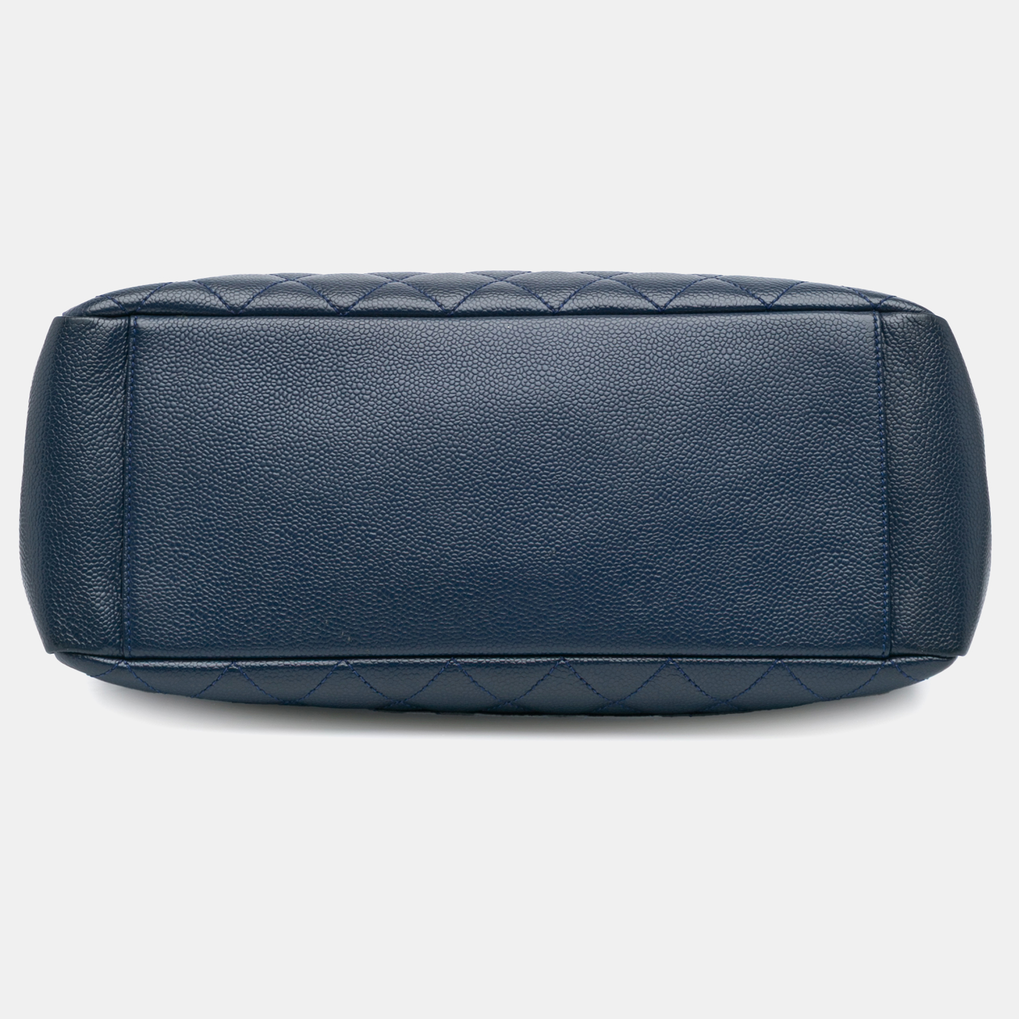 Chanel Blue Caviar Grand Shopping Tote 