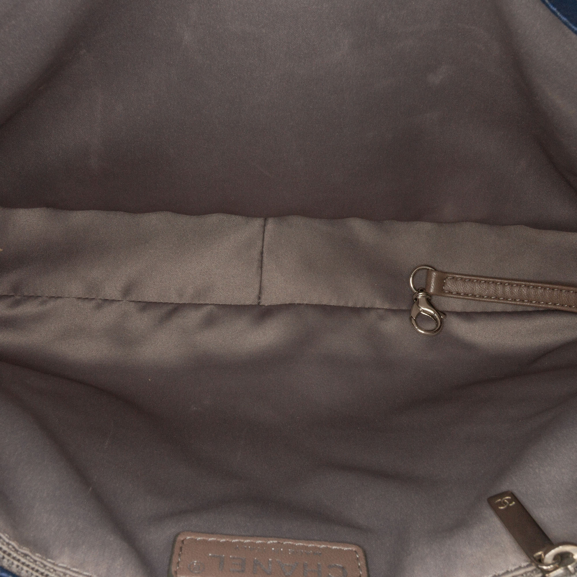 Chanel Blue Caviar Grand Shopping Tote 
