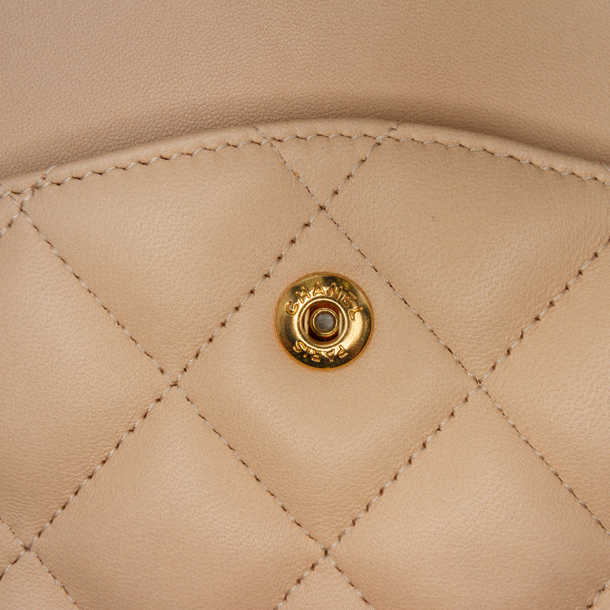 Chanel Brown Jumbo Classic Lambskin Double Flap 