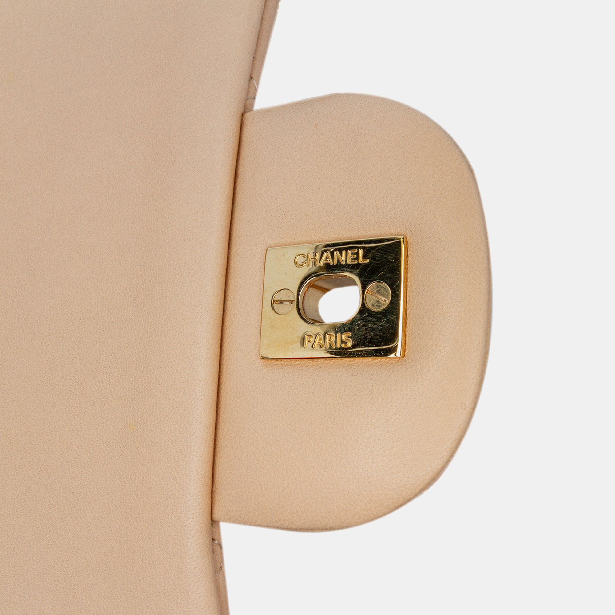 Chanel Brown Jumbo Classic Lambskin Double Flap 