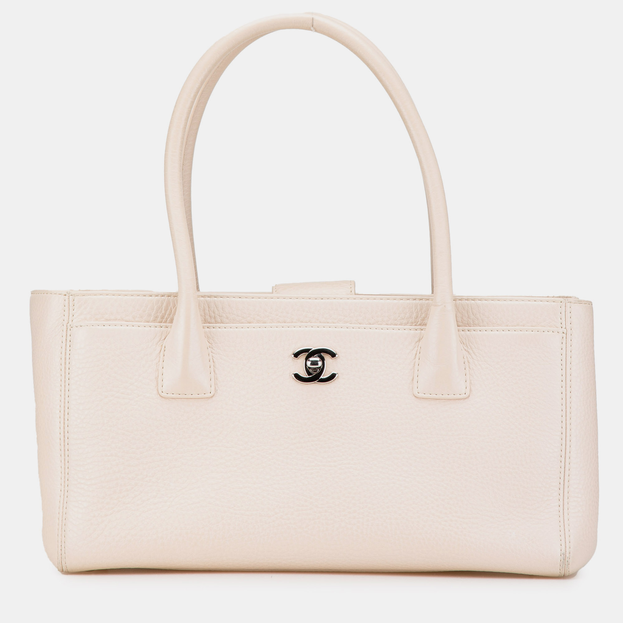 

Chanel Beige Small Calfskin Executive Cerf Tote