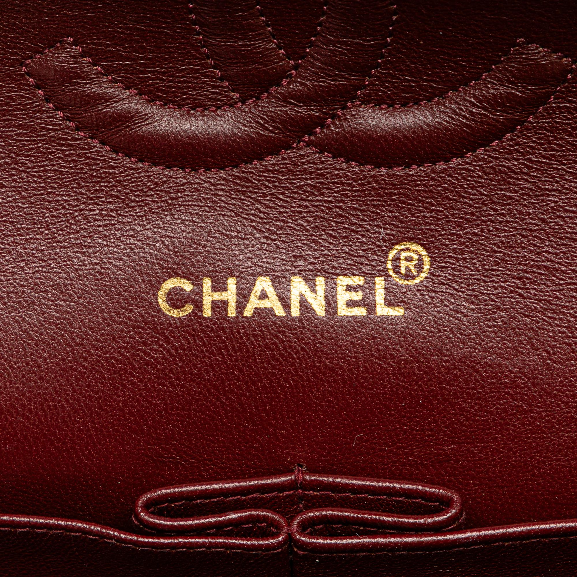 Chanel Black Medium Classic Lambskin Double Flap 