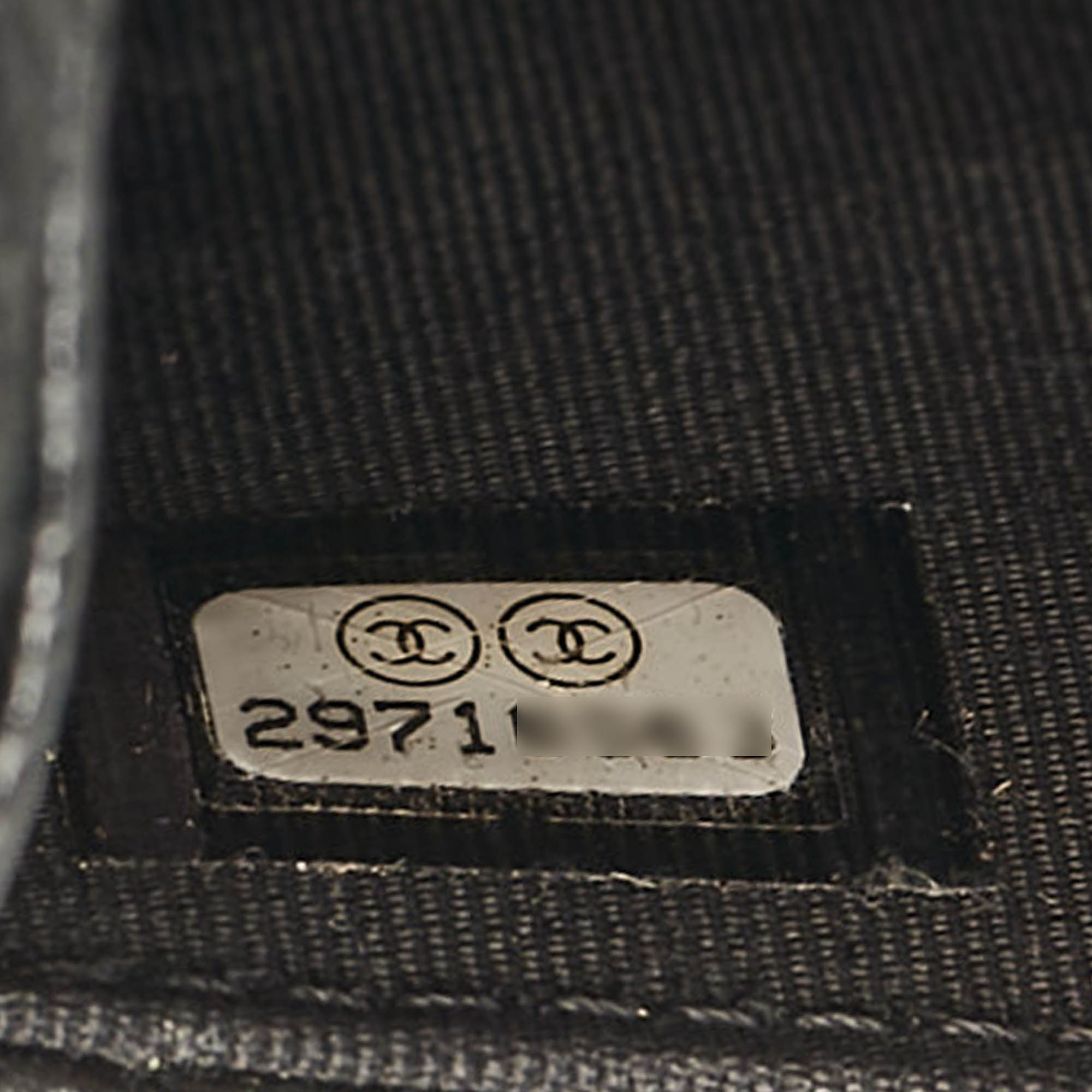 Chanel Black Quilted Caviar Leather WOC Bag 