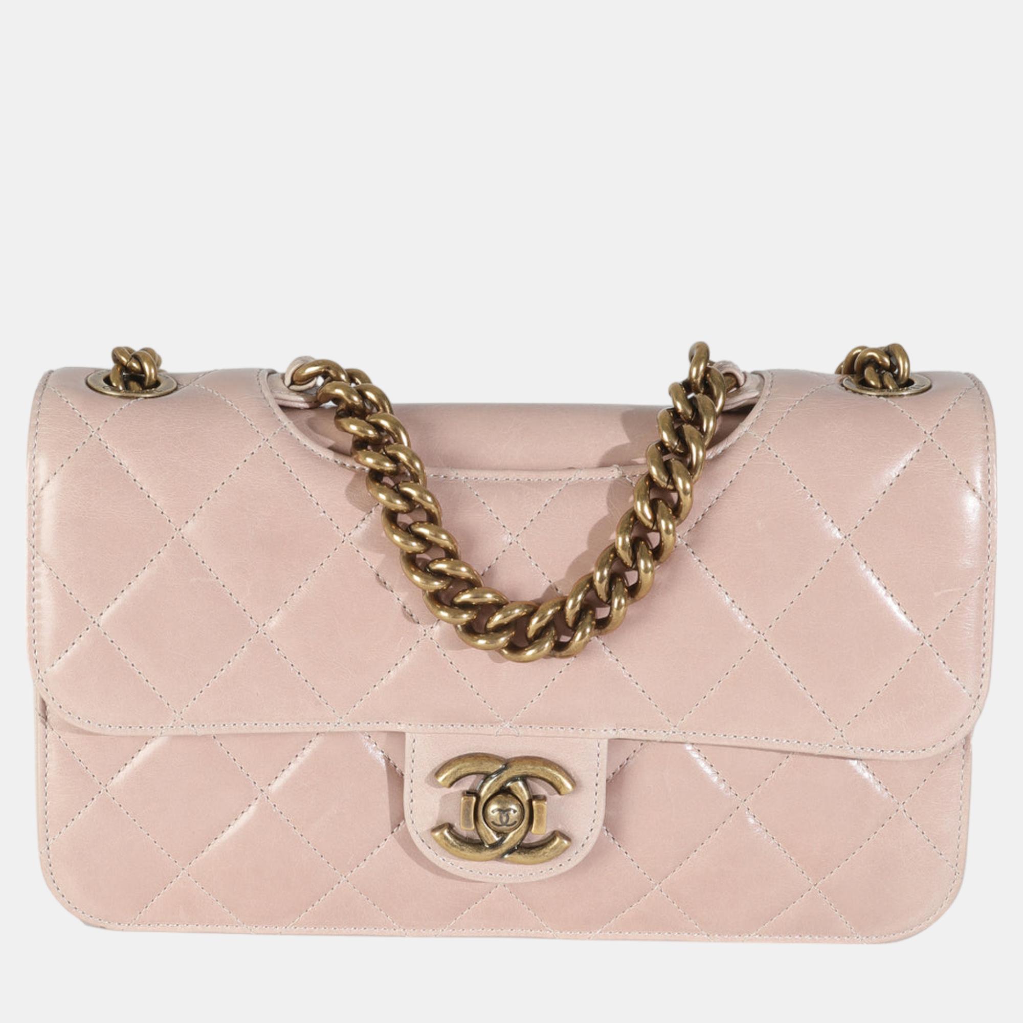 

Chanel Beige Quilted Calfskin Perfect Edge Flap Bag