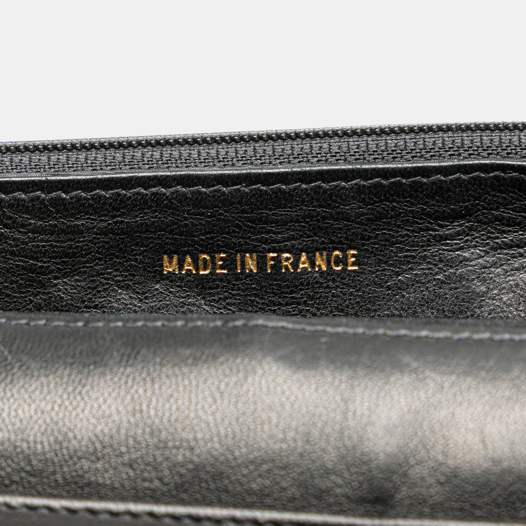 Chanel Black CC Caviar Wallet on Chain 