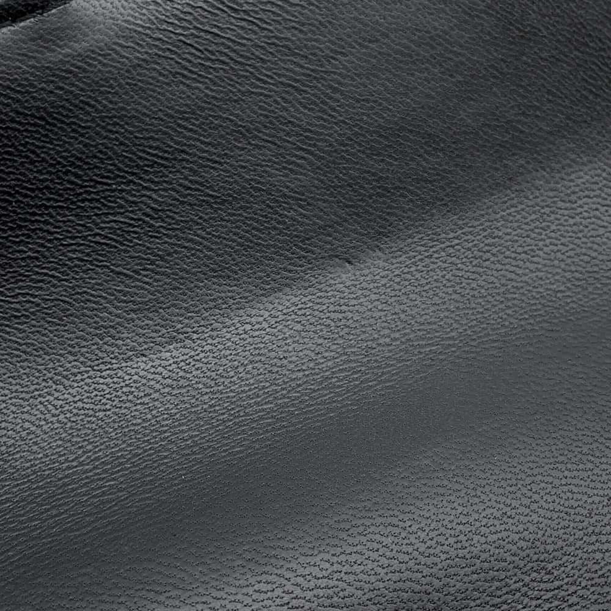 Chanel Black Lambskin Leather Top Handle Bag 