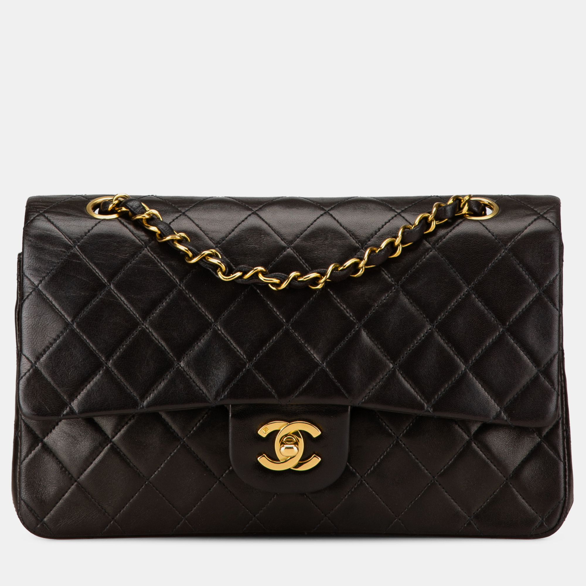 

Chanel Black Medium Classic Lambskin Double Flap