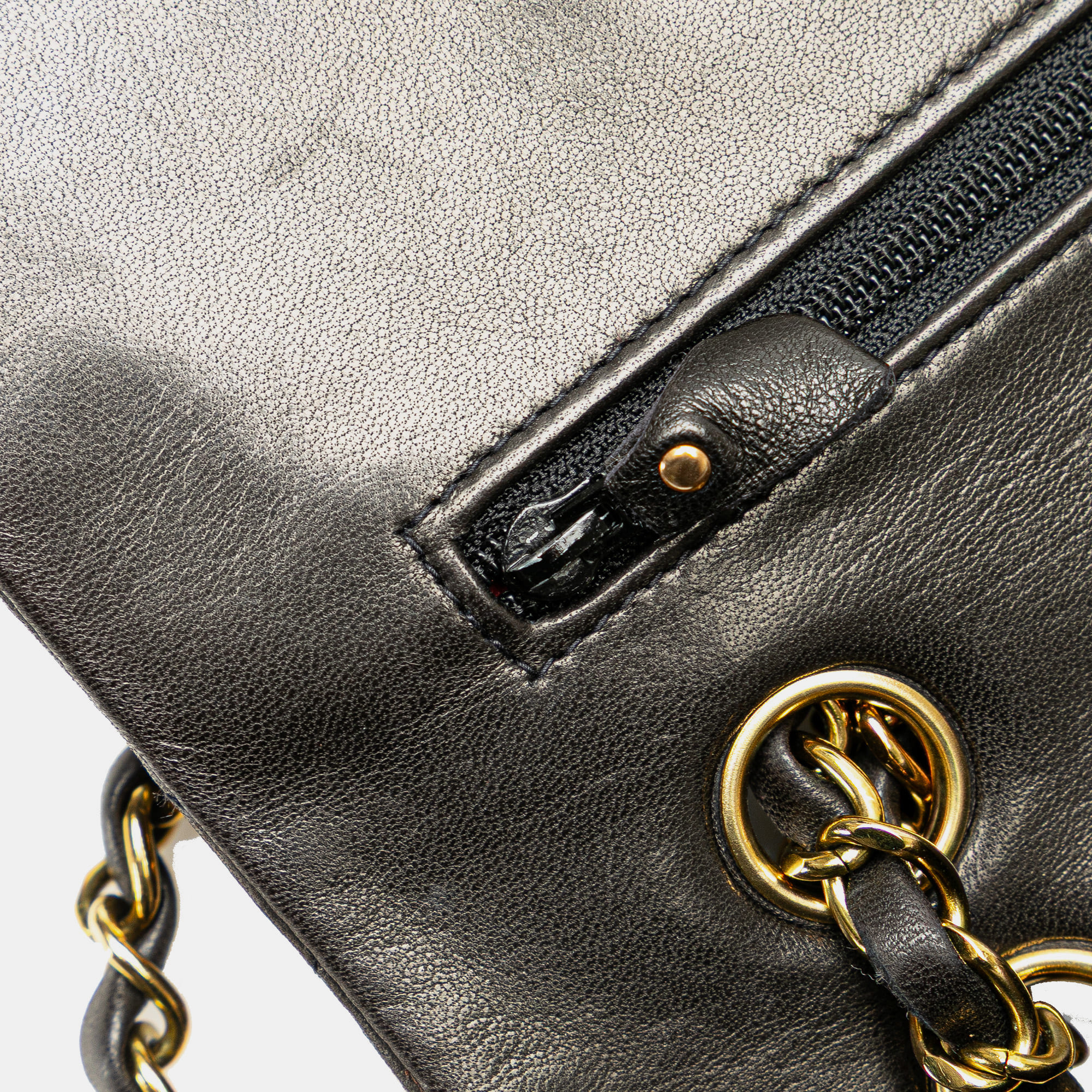 Chanel Brown Medium Classic Lambskin Double Flap 