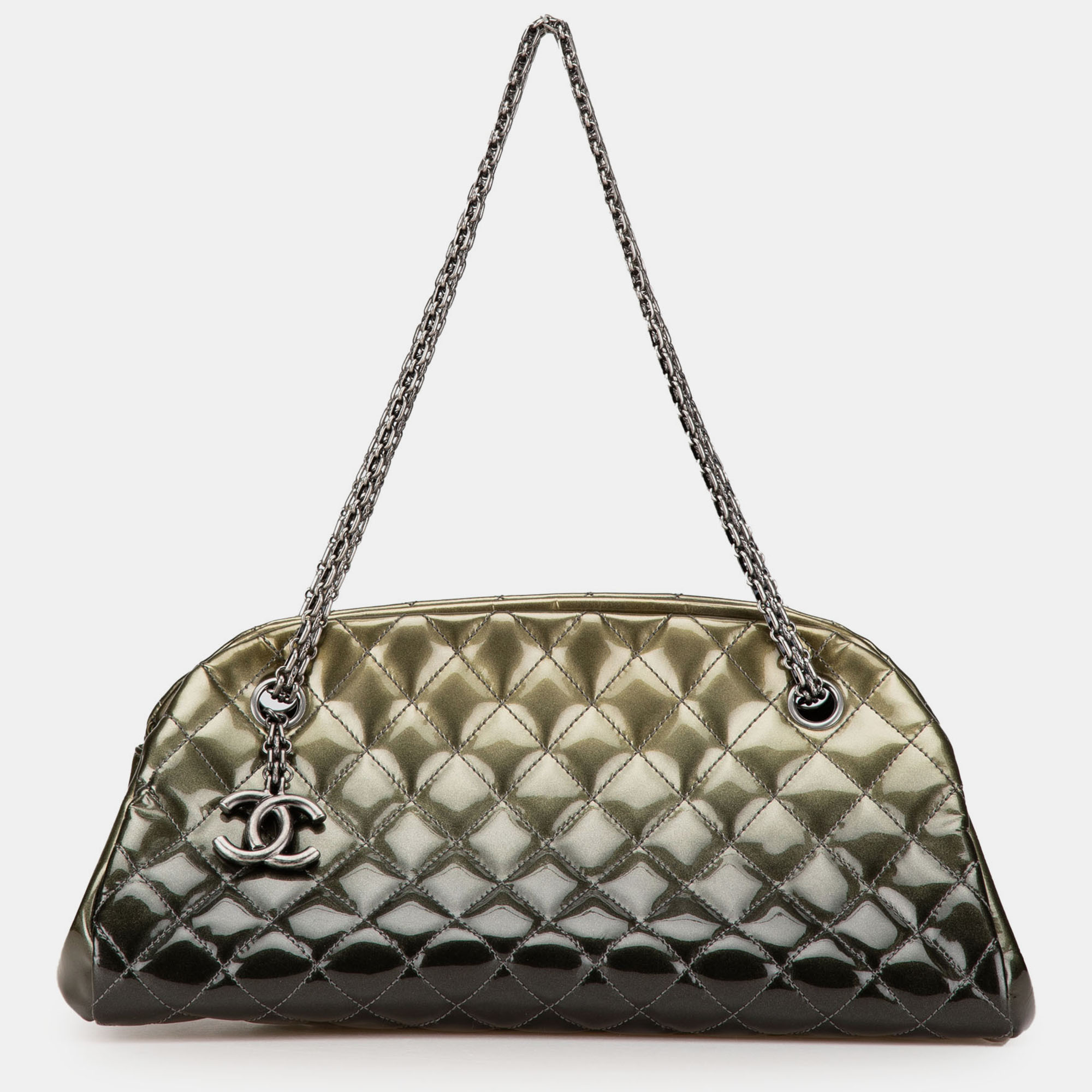 

Chanel Green Medium Patent Ombre Just Mademoiselle Shoulder Bag