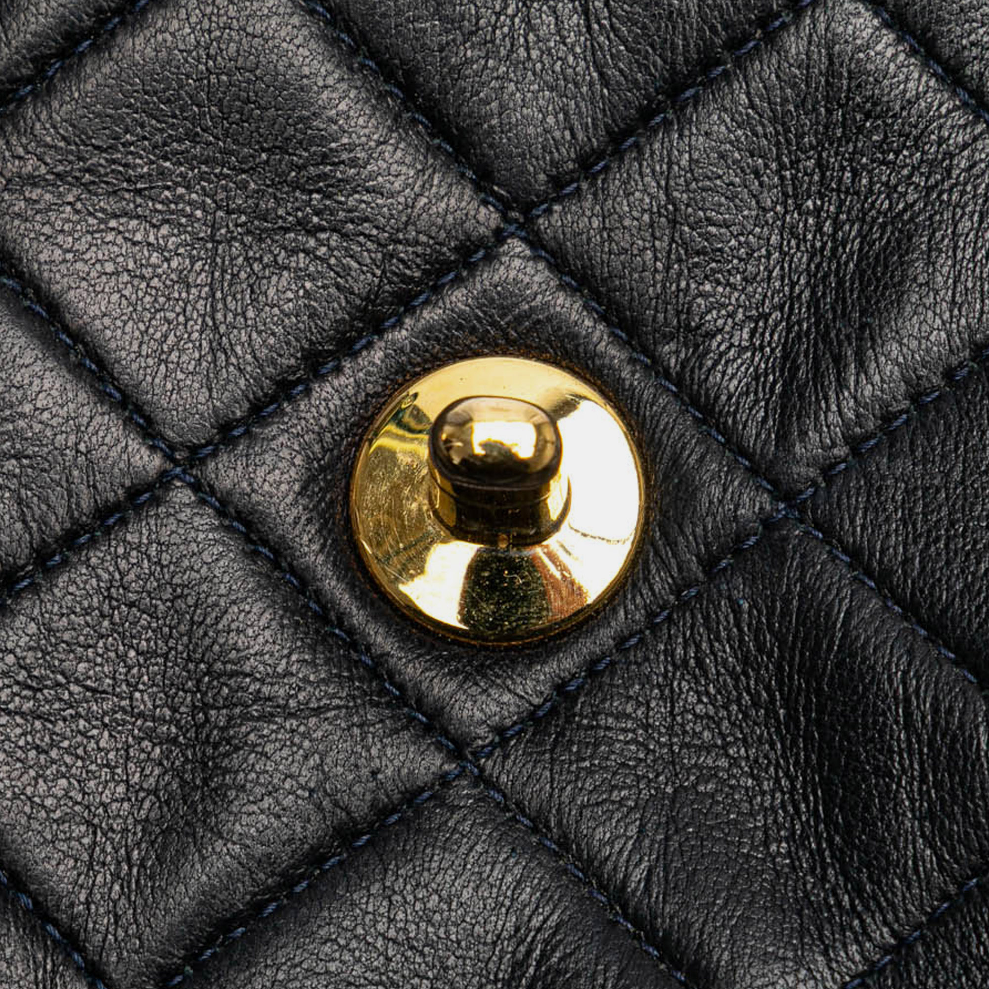Chanel Black Mini Classic Lambskin Single Flap Bag 