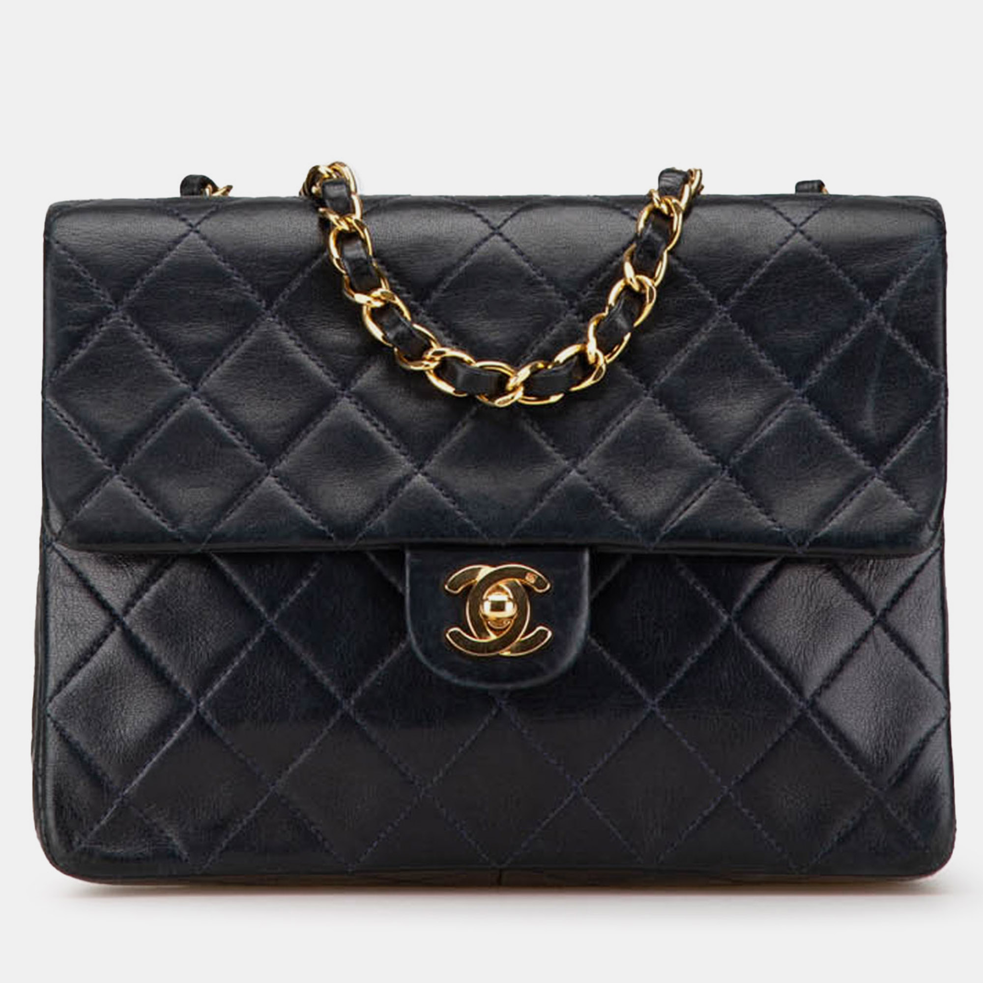 

Chanel Black Mini Classic Lambskin Single Flap