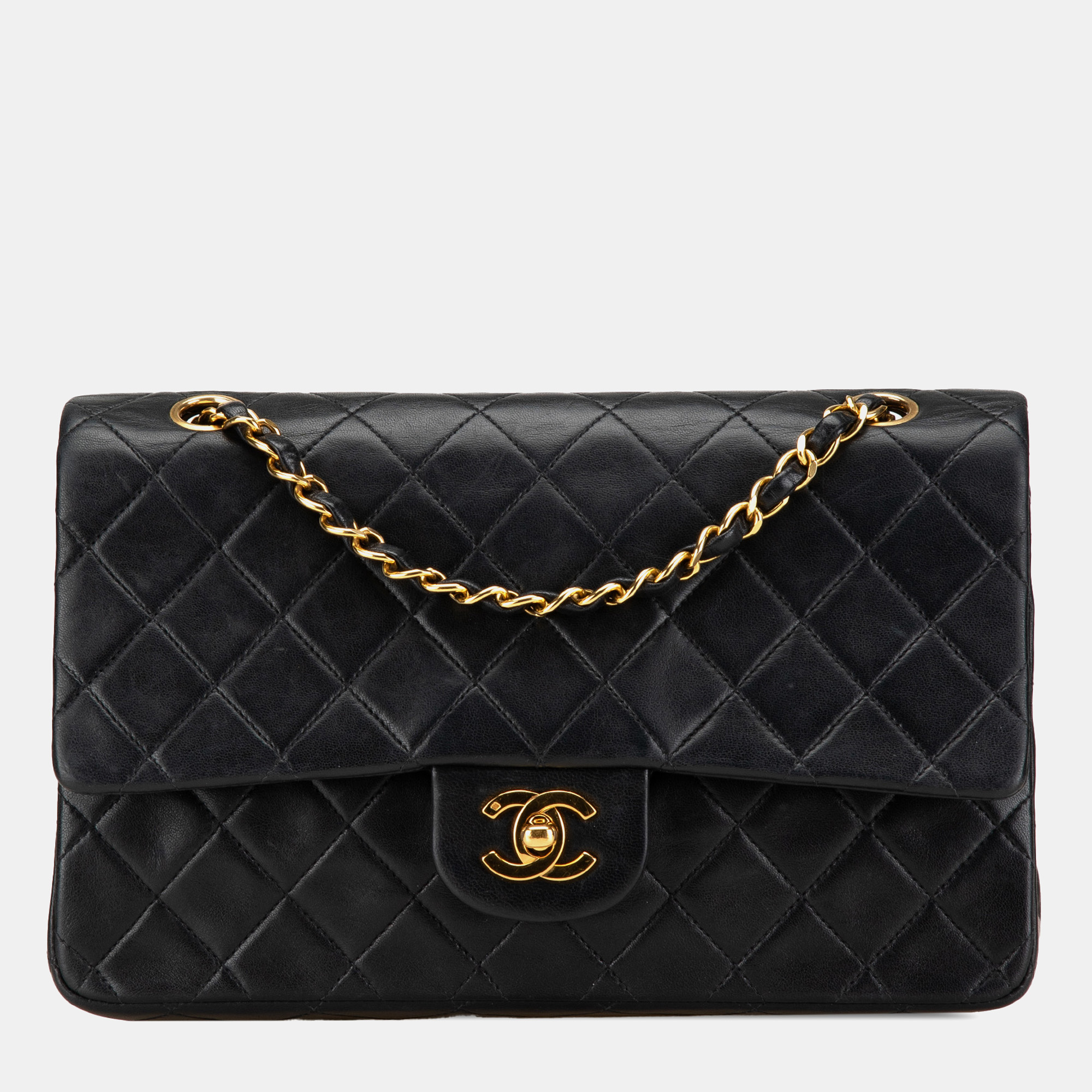 

Chanel Black Medium Classic Lambskin Double Flap