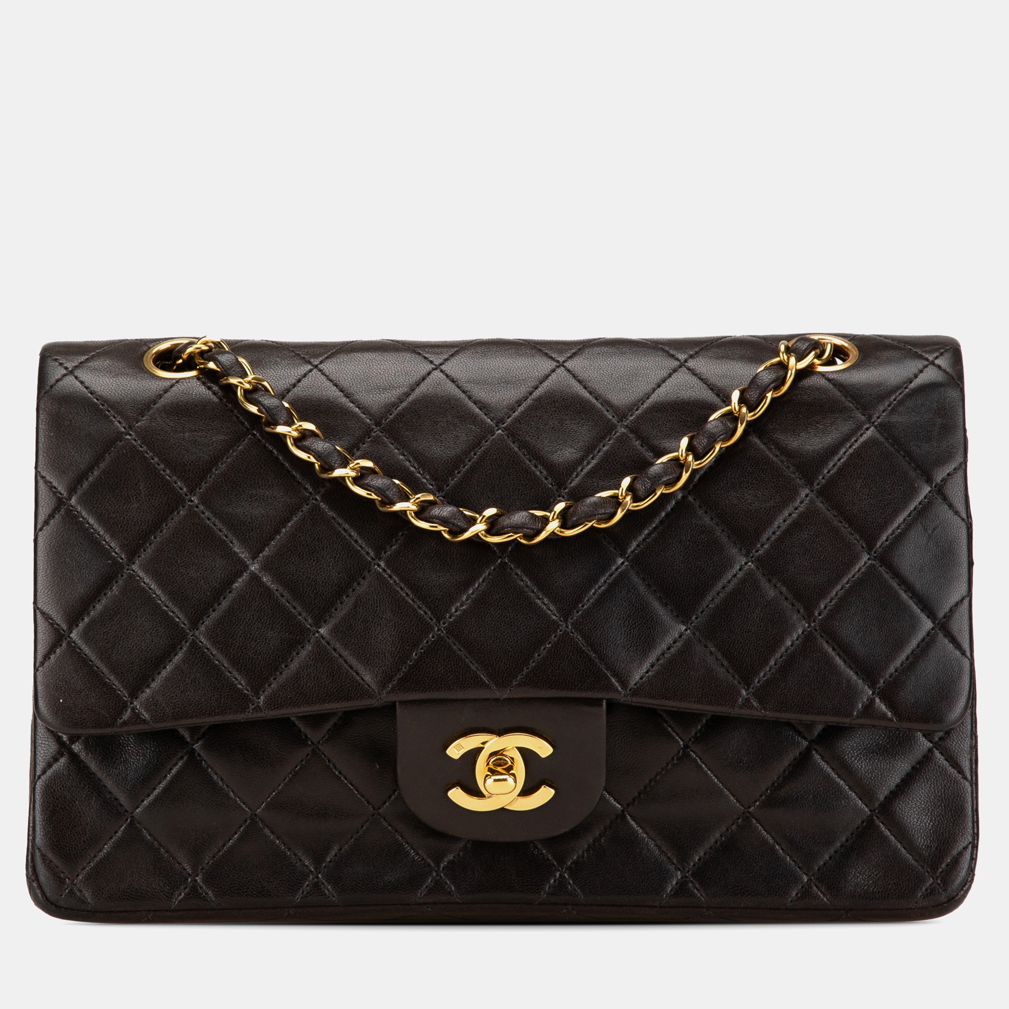 

Chanel Black Medium Classic Lambskin Double Flap