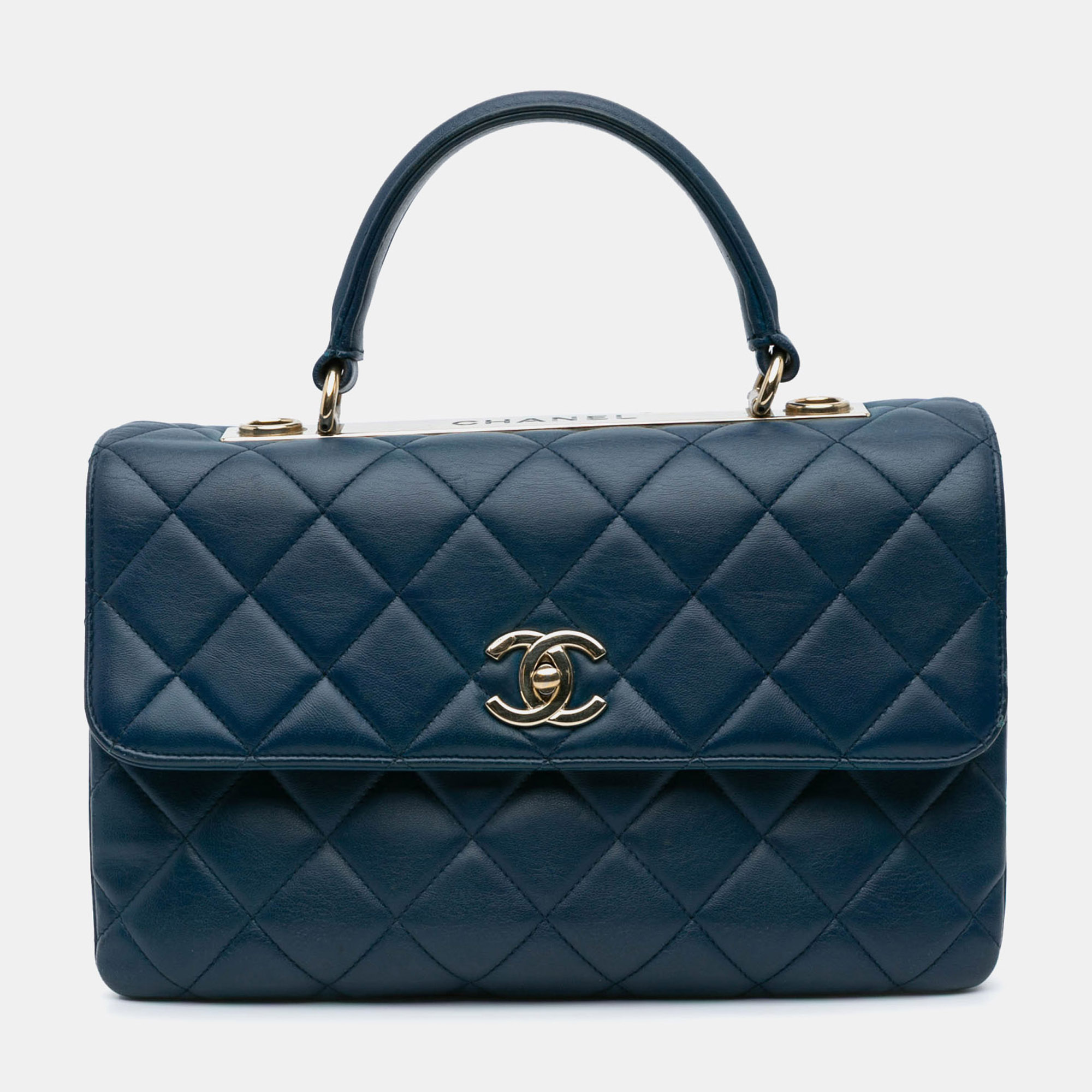 

Chanel Blue Medium Lambskin Trendy CC Flap Bag