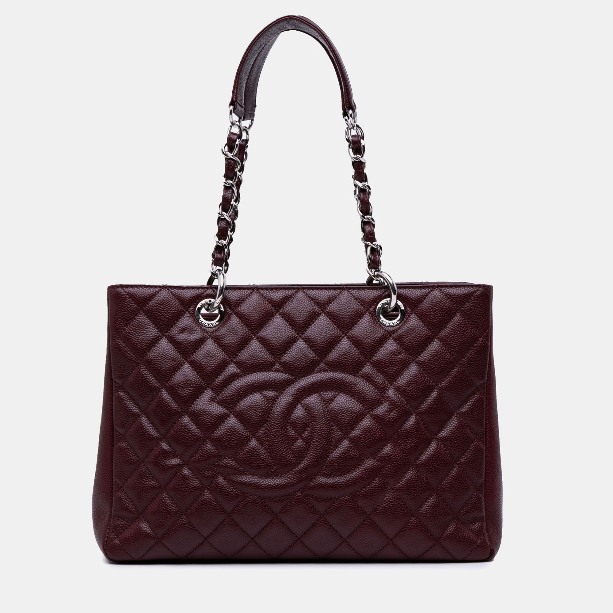 

Chanel Burgundy Caviar Grand Shopping Tote