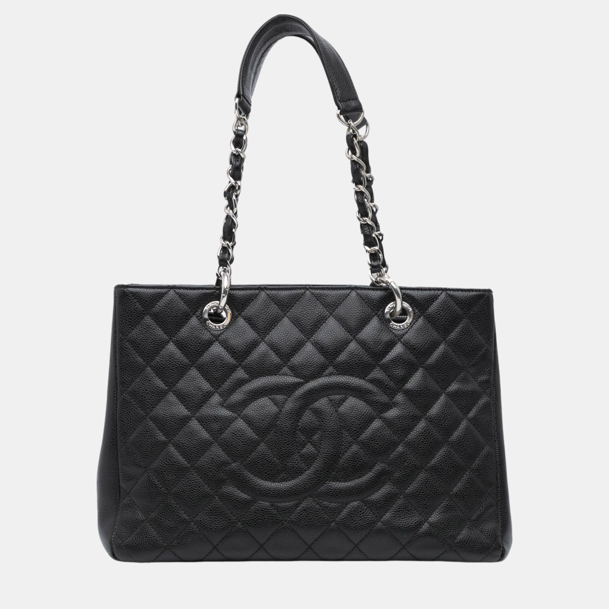 

Chanel Black Caviar Grand Shopping Tote