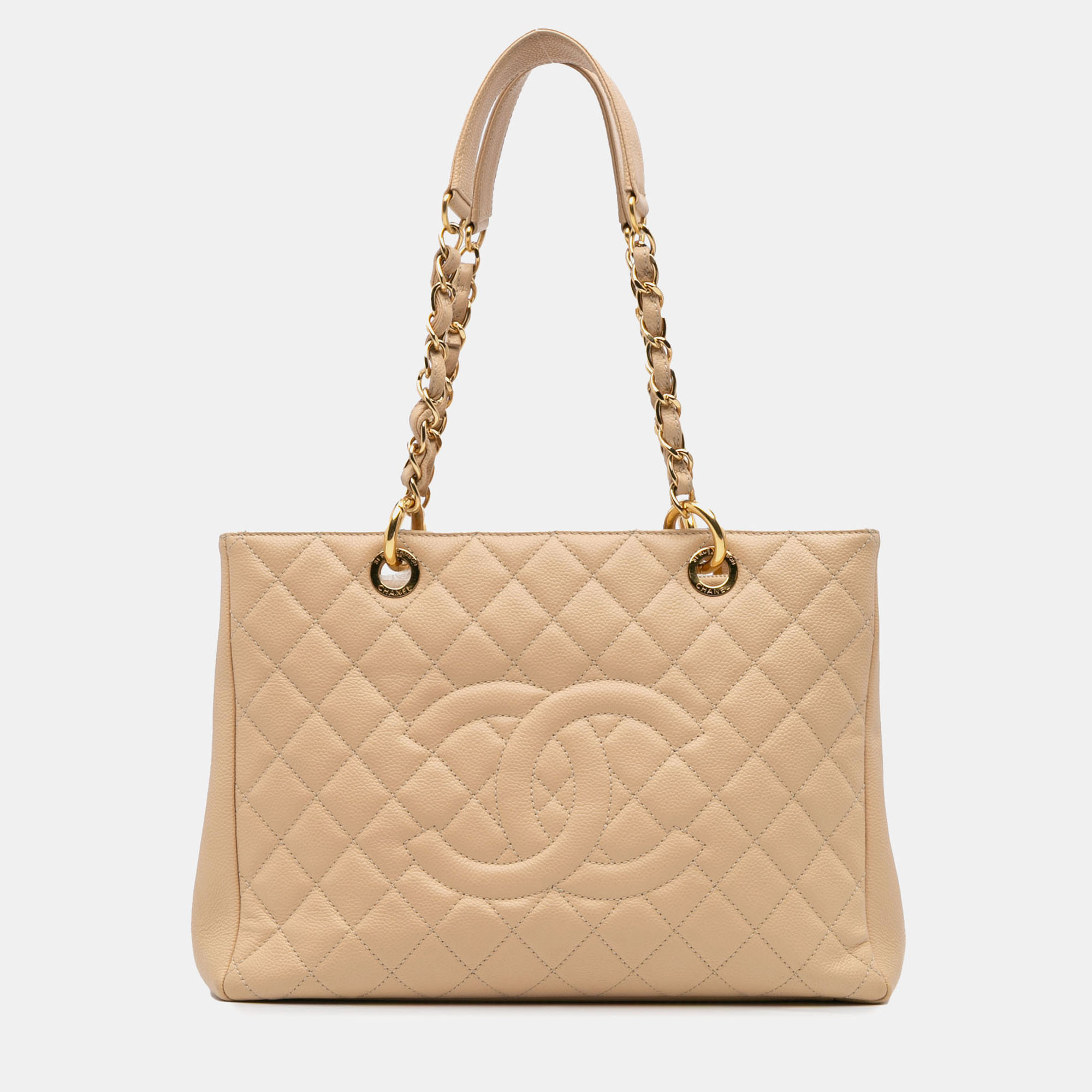 

Chanel Beige Caviar Grand Shopping Tote