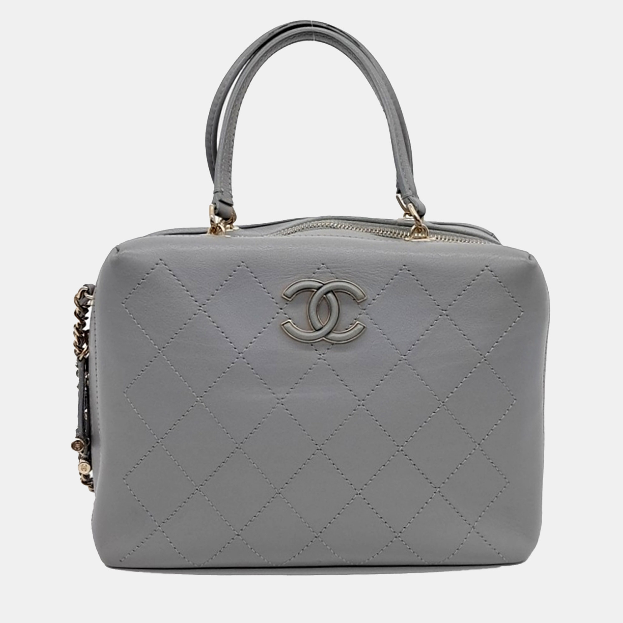 

Chanel Grey Leather tote bag