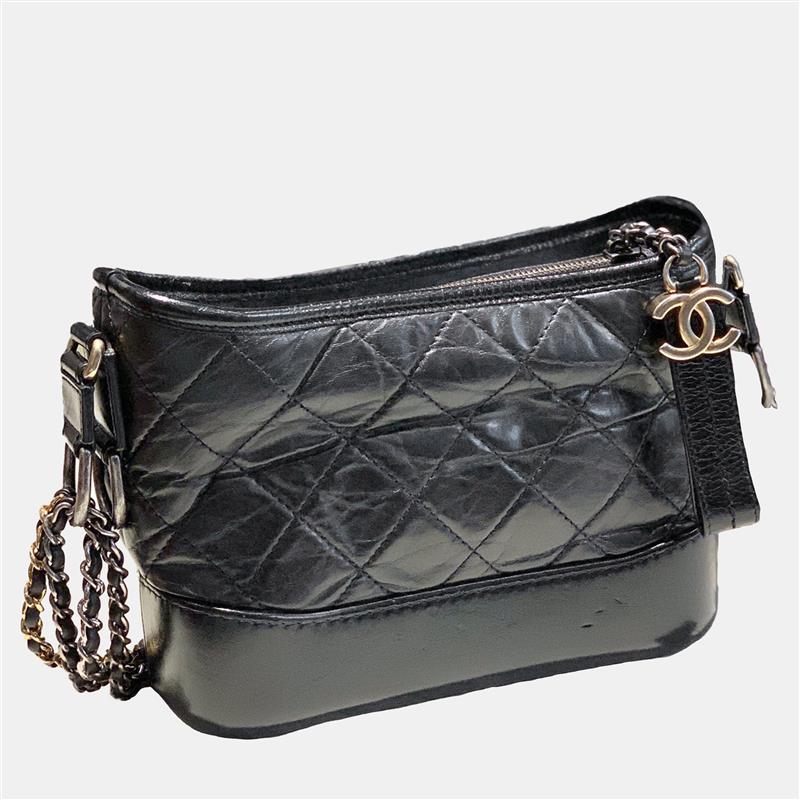 

Chanel Black Leather Gabrielle Small Bag
