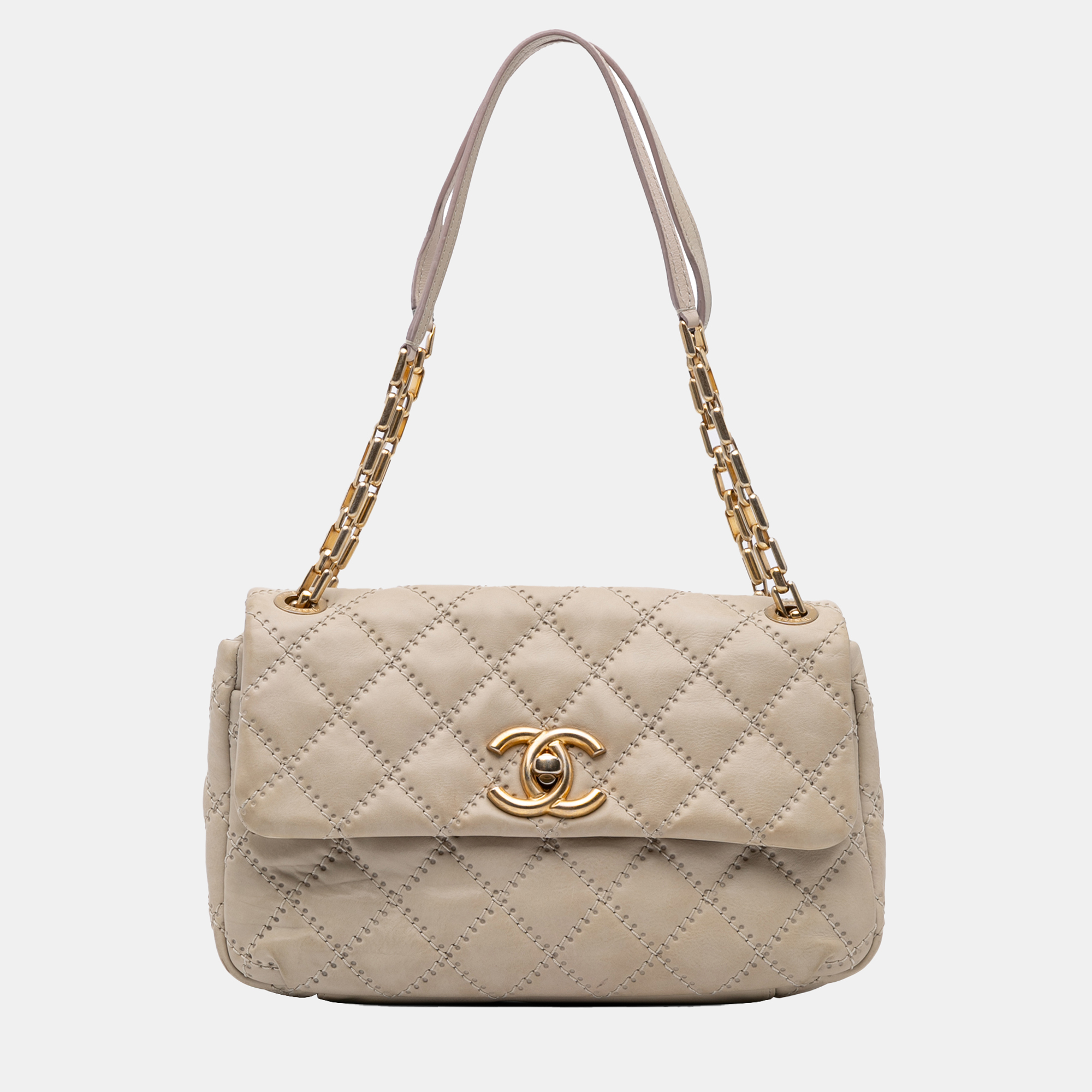 

Chanel Brown Quilted Calfskin Ultimate Stitch Retro Chain Flap