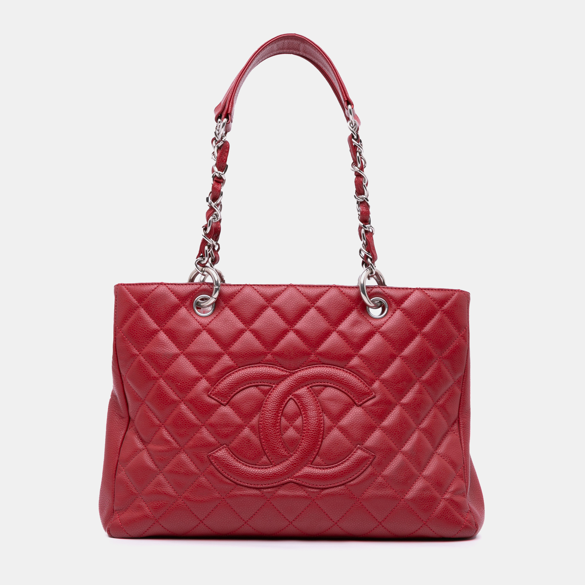 

Chanel Red Caviar Grand Shopping Tote