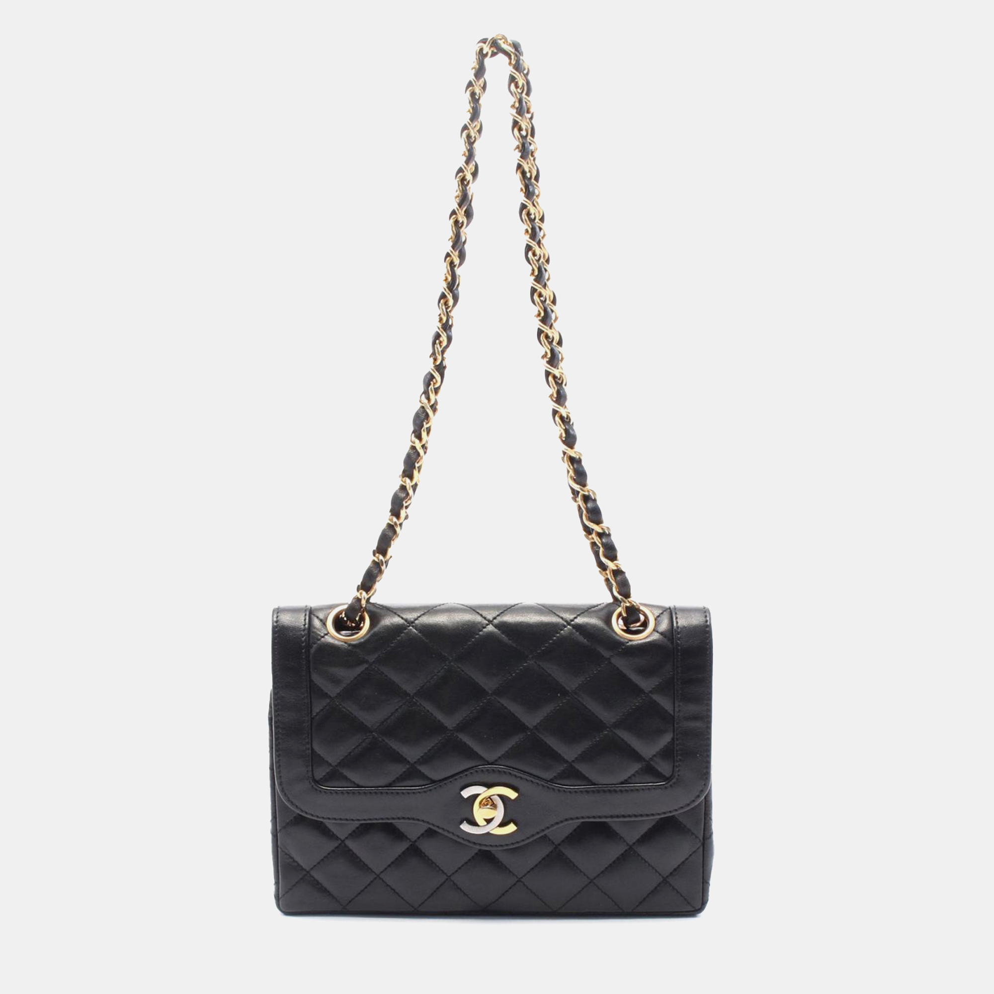 

Chanel Black Limited Edition Medium Lambskin Double Flap
