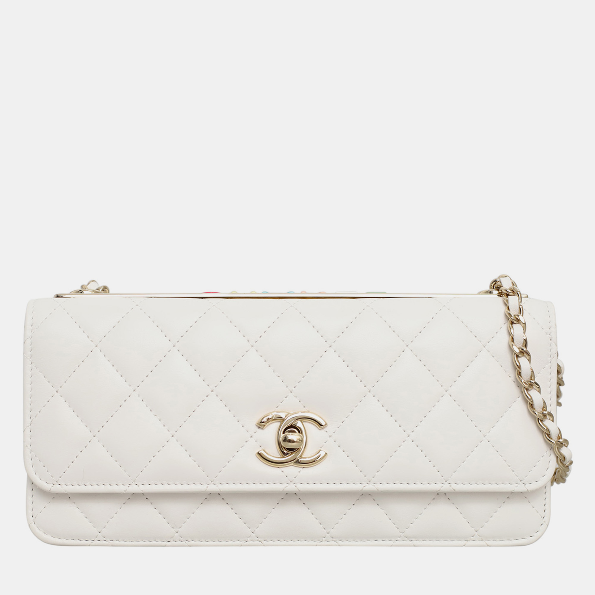 

CC Trendy Wallet on Chain, White
