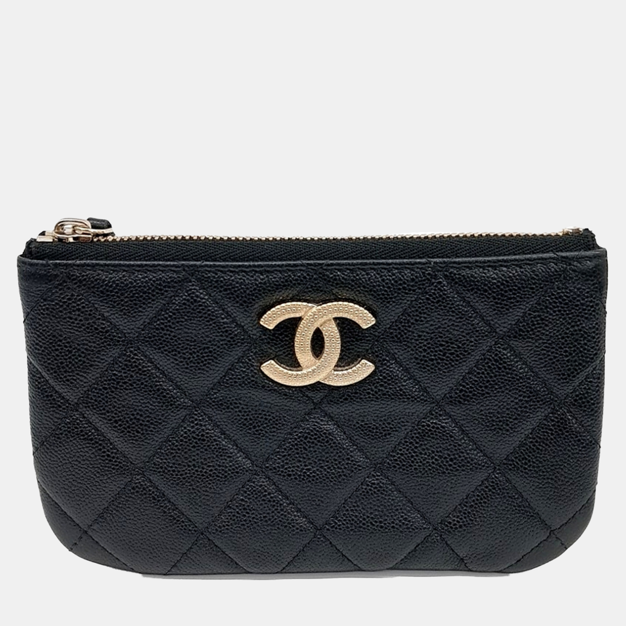 

Chanel Black Caviar Leather mini pouch