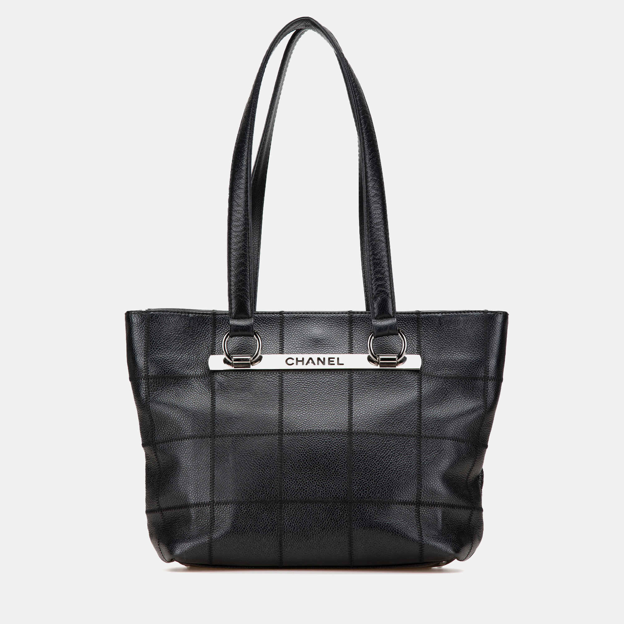 

Chanel Black Caviar Choco Bar Tote