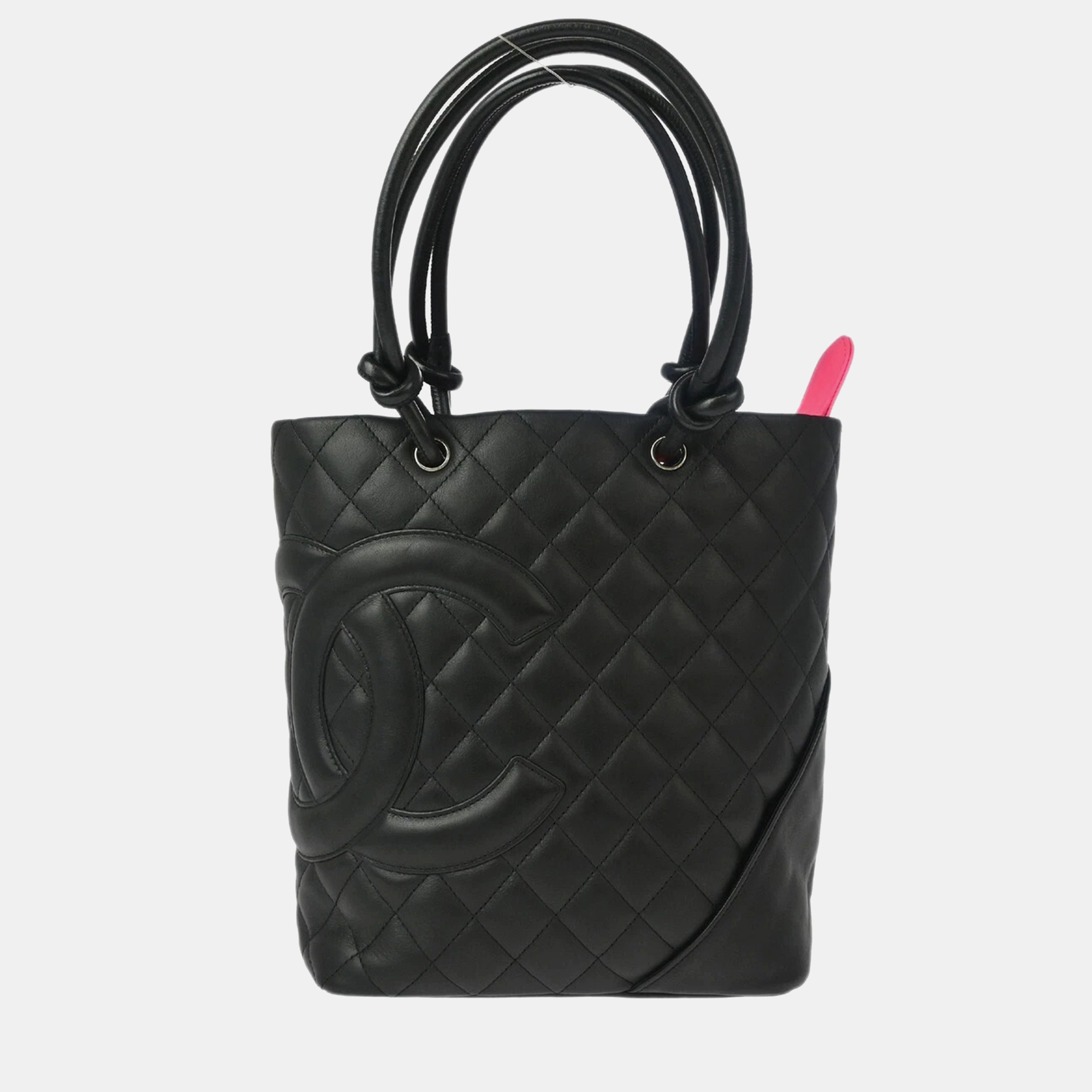 

Chanel Black Calfskin Cambon Ligne Tote Bag