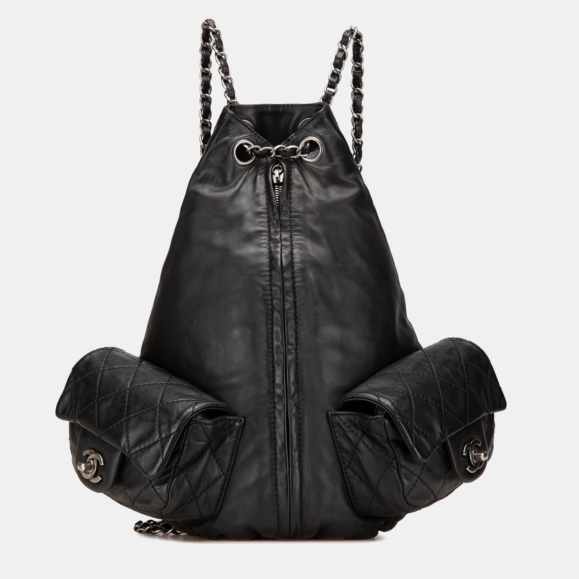 

Chanel Black Large Calfskin Backpack is Back