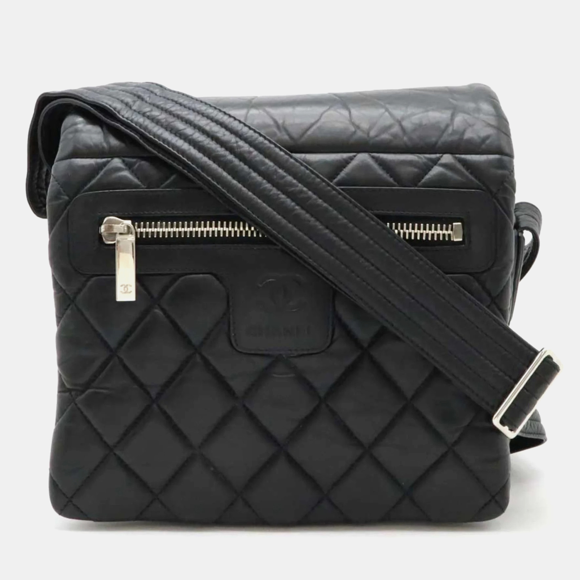 

Chanel Black Leather Small Shoulder Bag