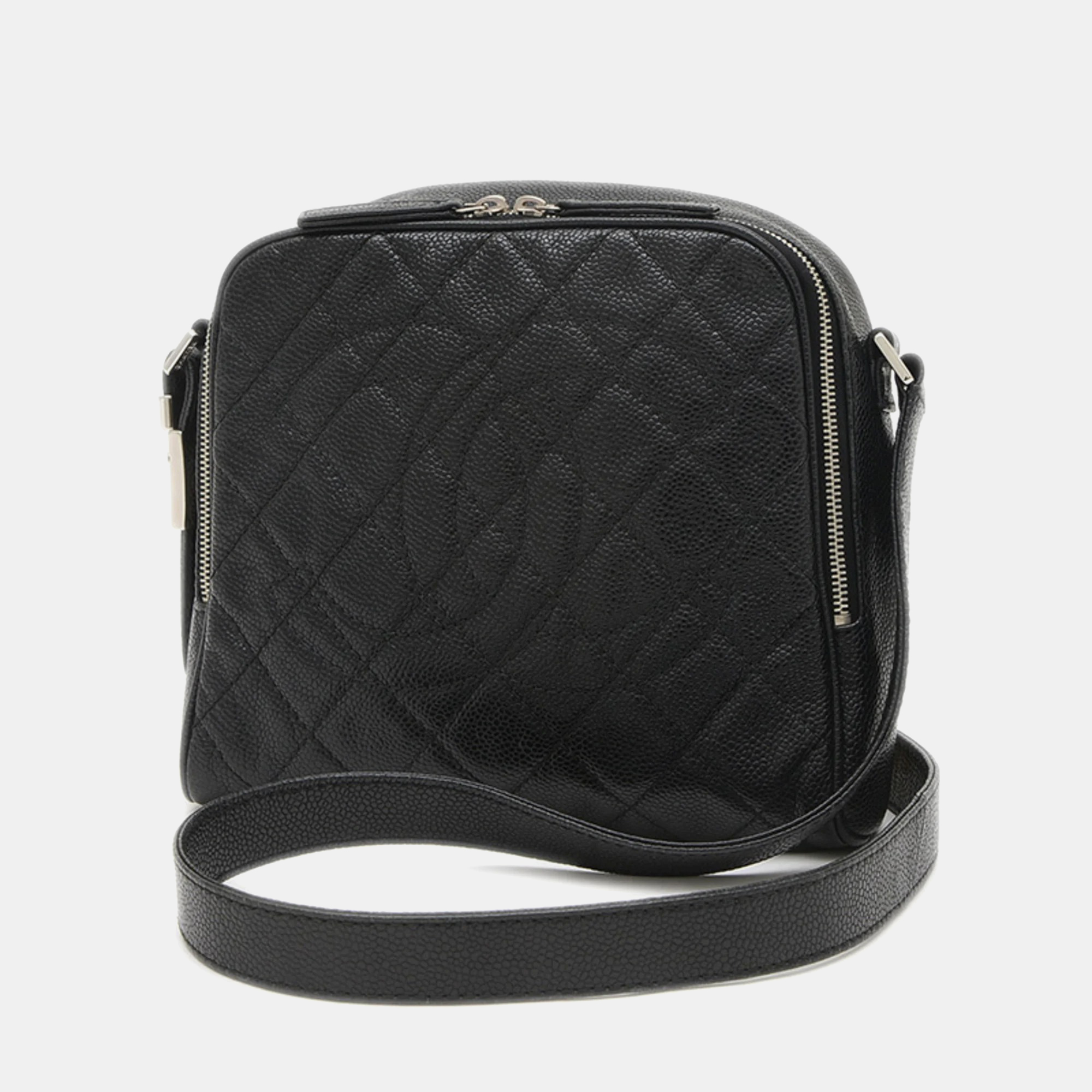 

Chanel Black Leather Shoulder Bag