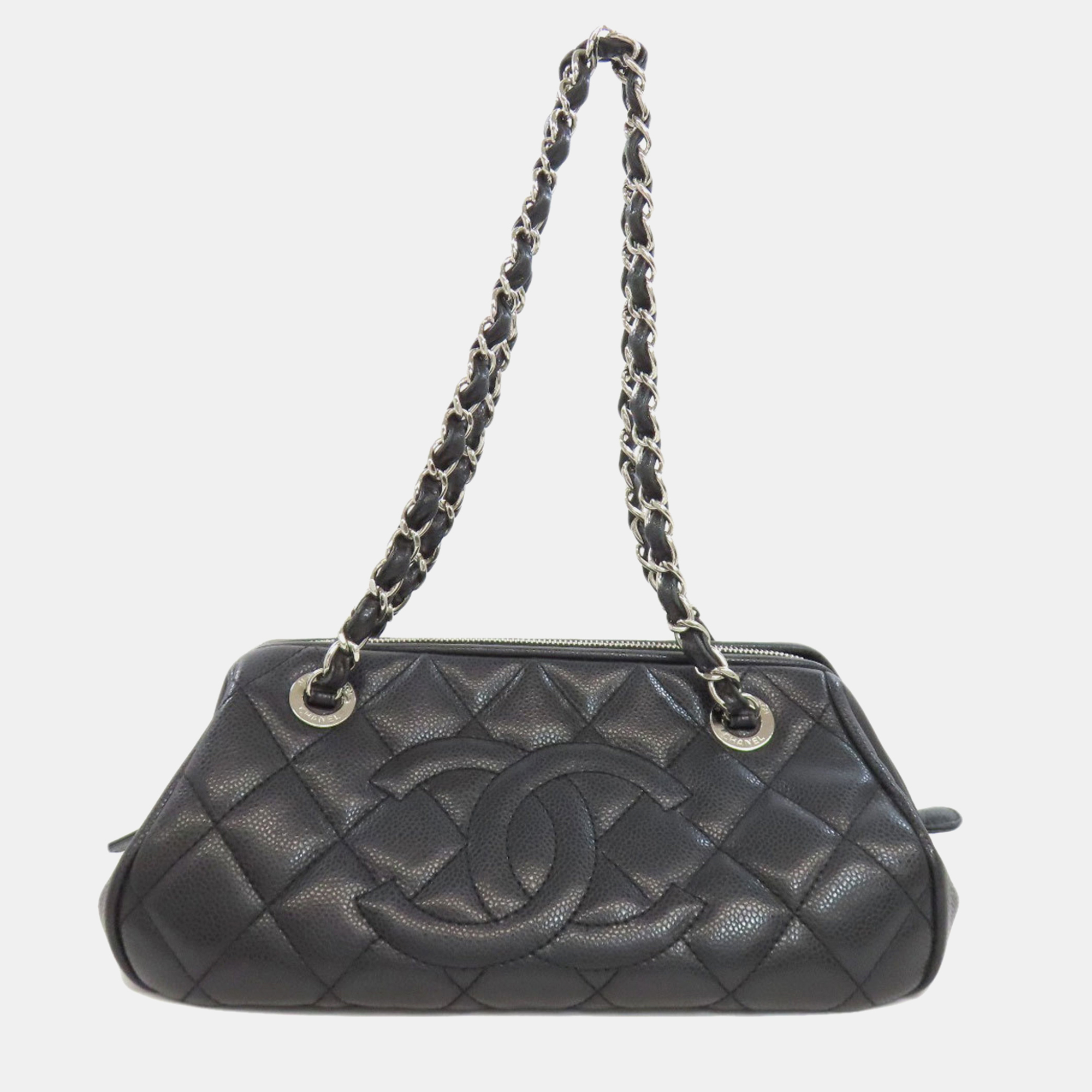 

Chanel Black Leather Shoulder Bag