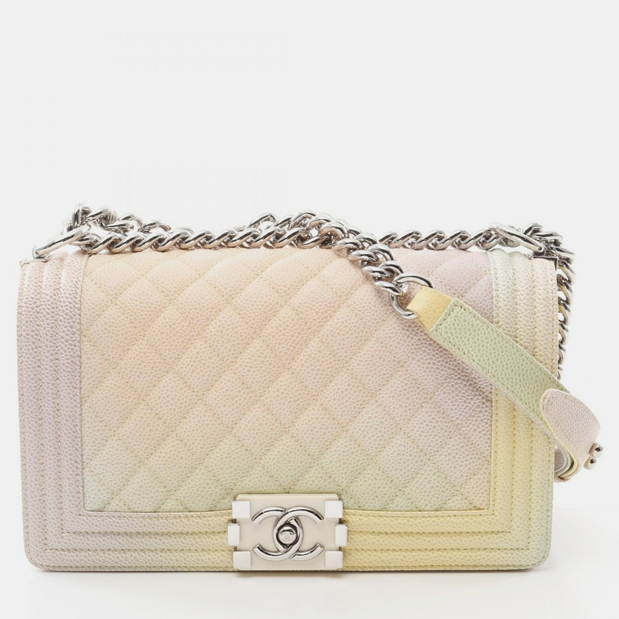 

Chanel Gradient Leather Boy Chain Shoulder Bag, Multicolor