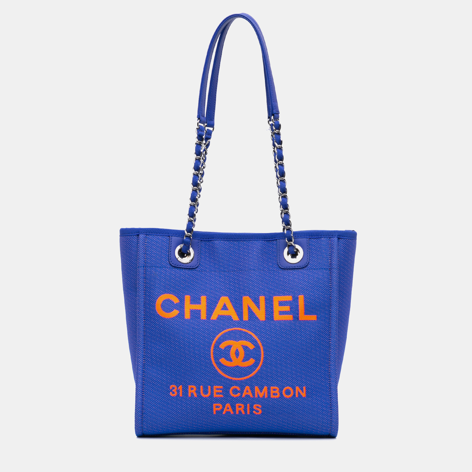 

Chanel Blue Mini Canvas Deauville Tote