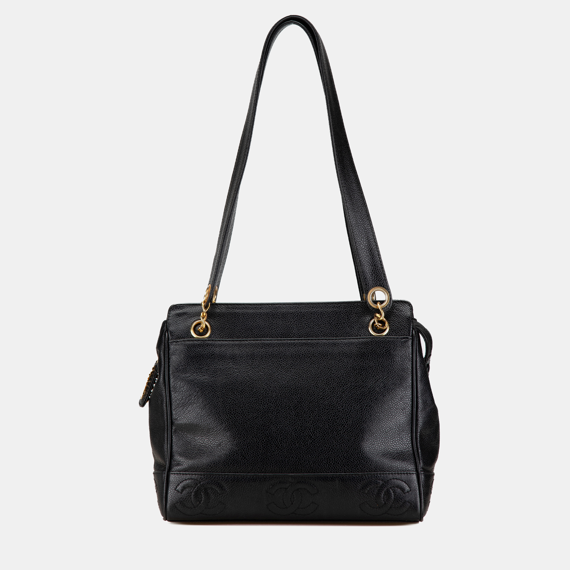 

Chanel Black Triple CC Caviar Shoulder Bag
