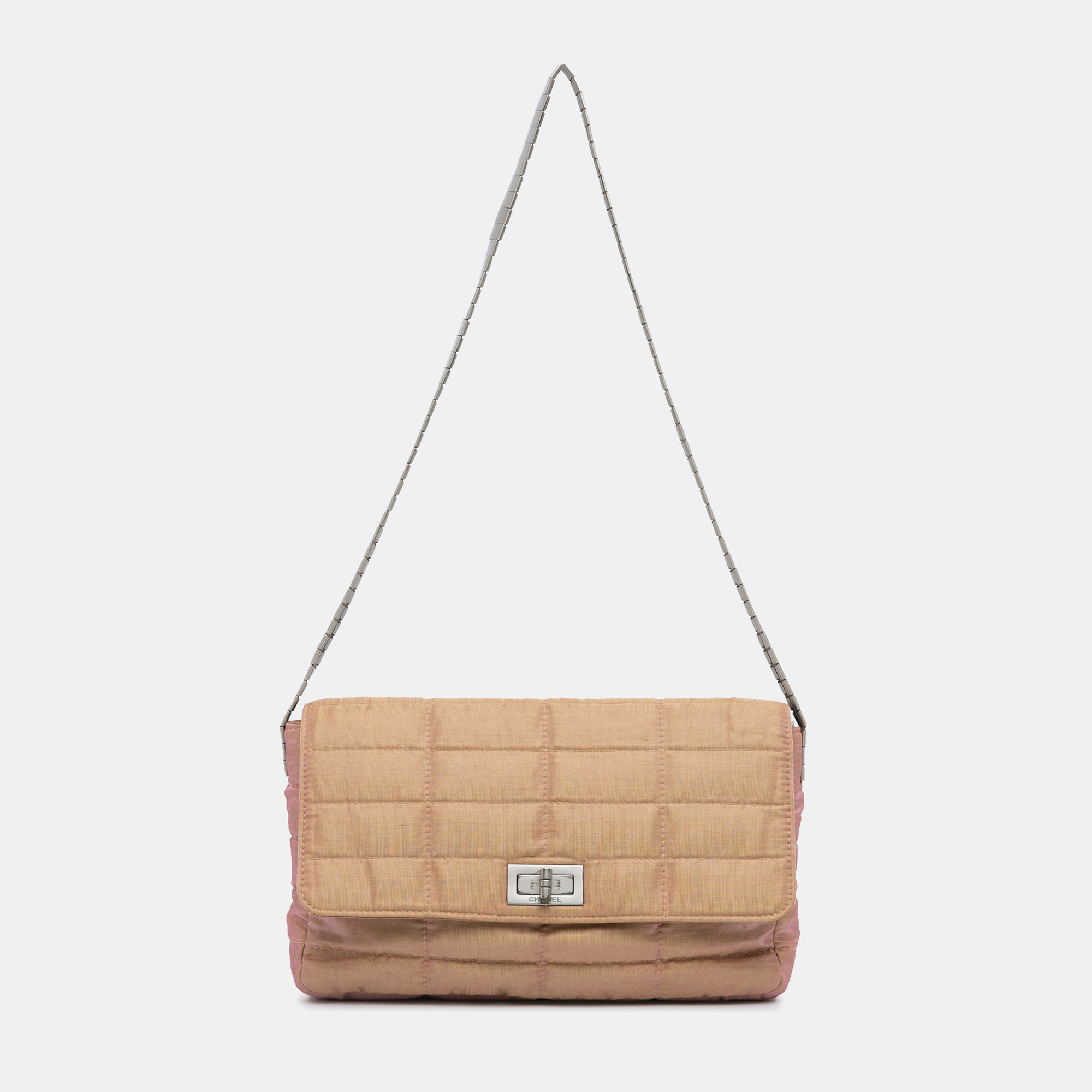 

Chanel Beige Reissue 2.55 Iridescent Chocolate Bar Shoulder Bag