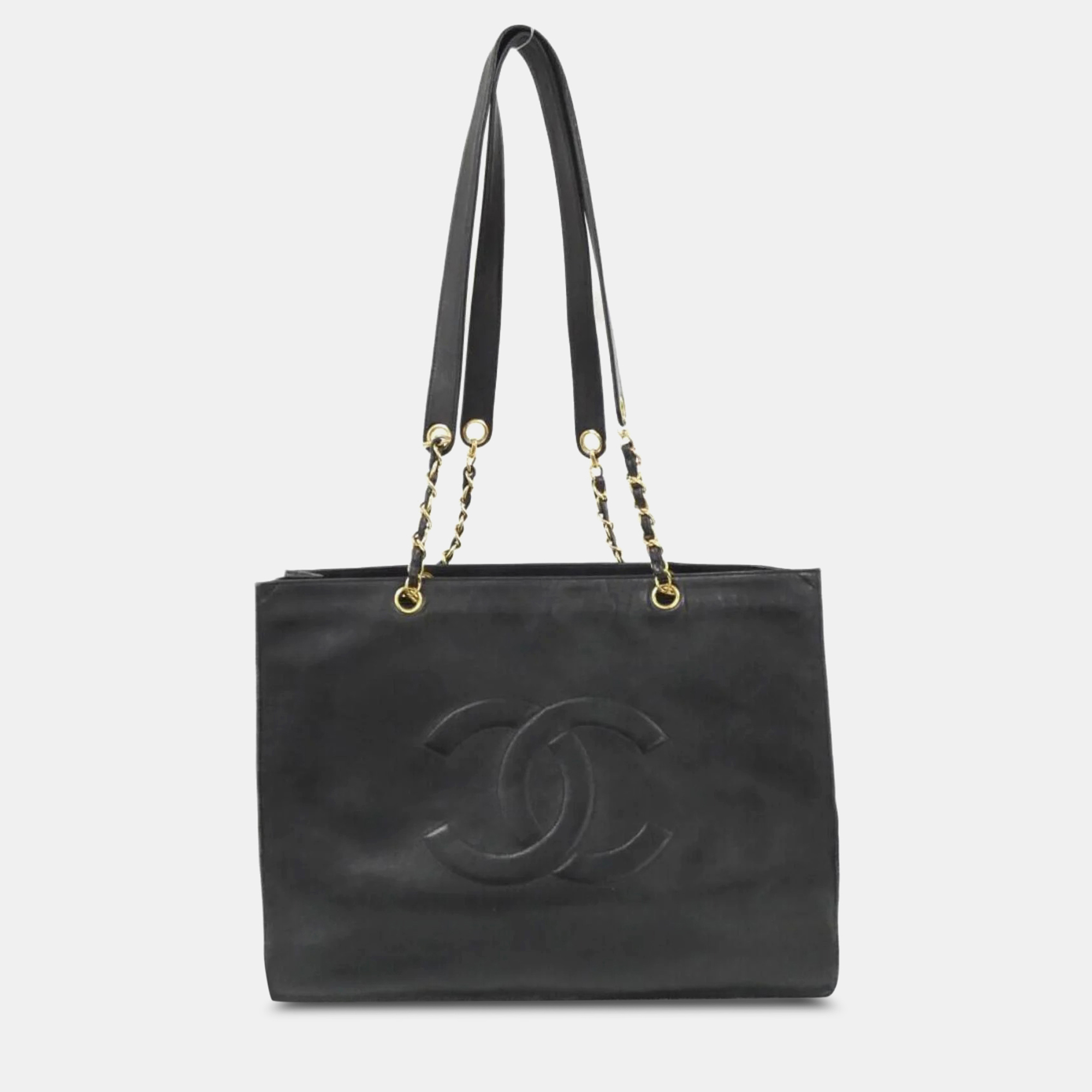 

Chanel Black Leather Handbag