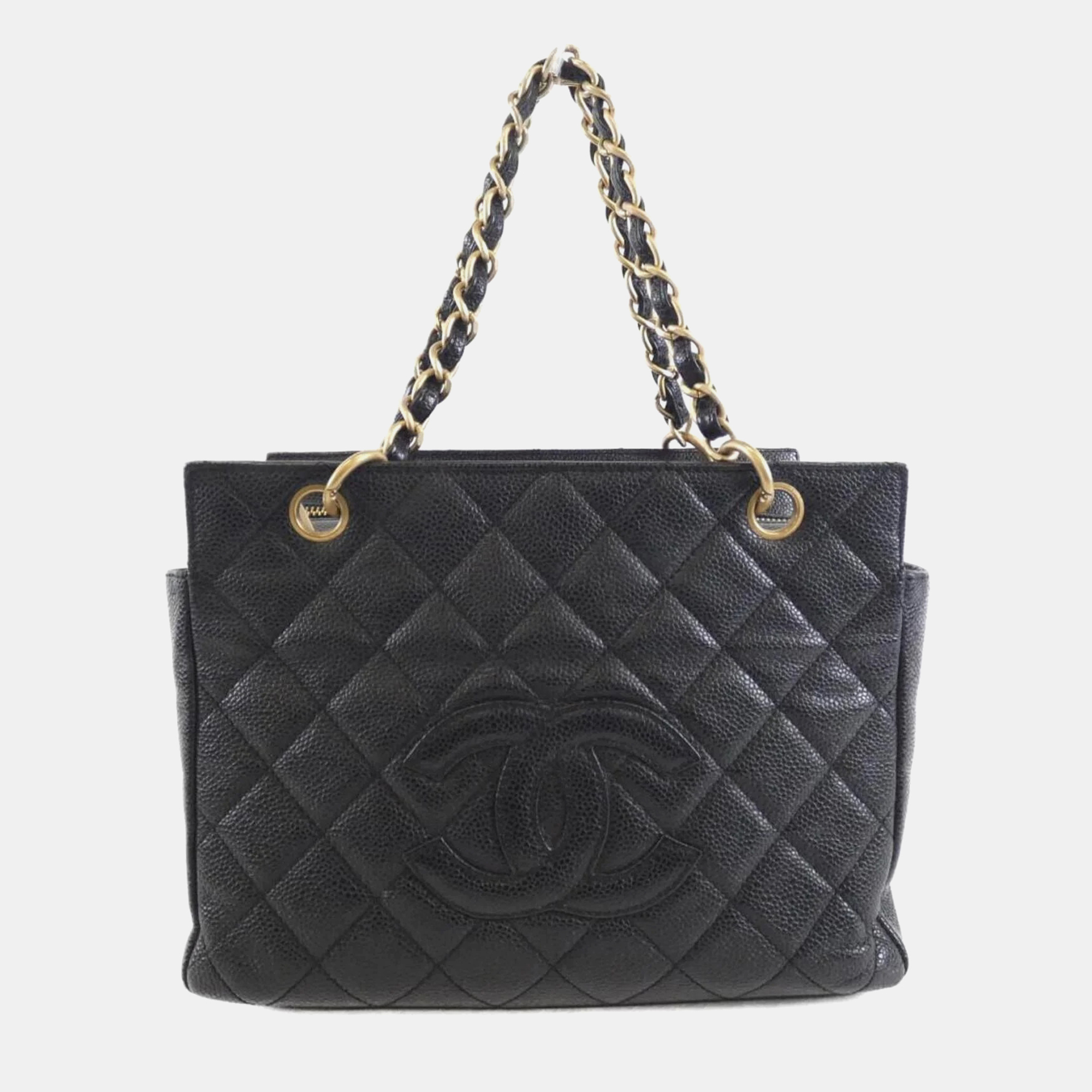 

Chanel Black Vintage Petit Timeless Tote Bag