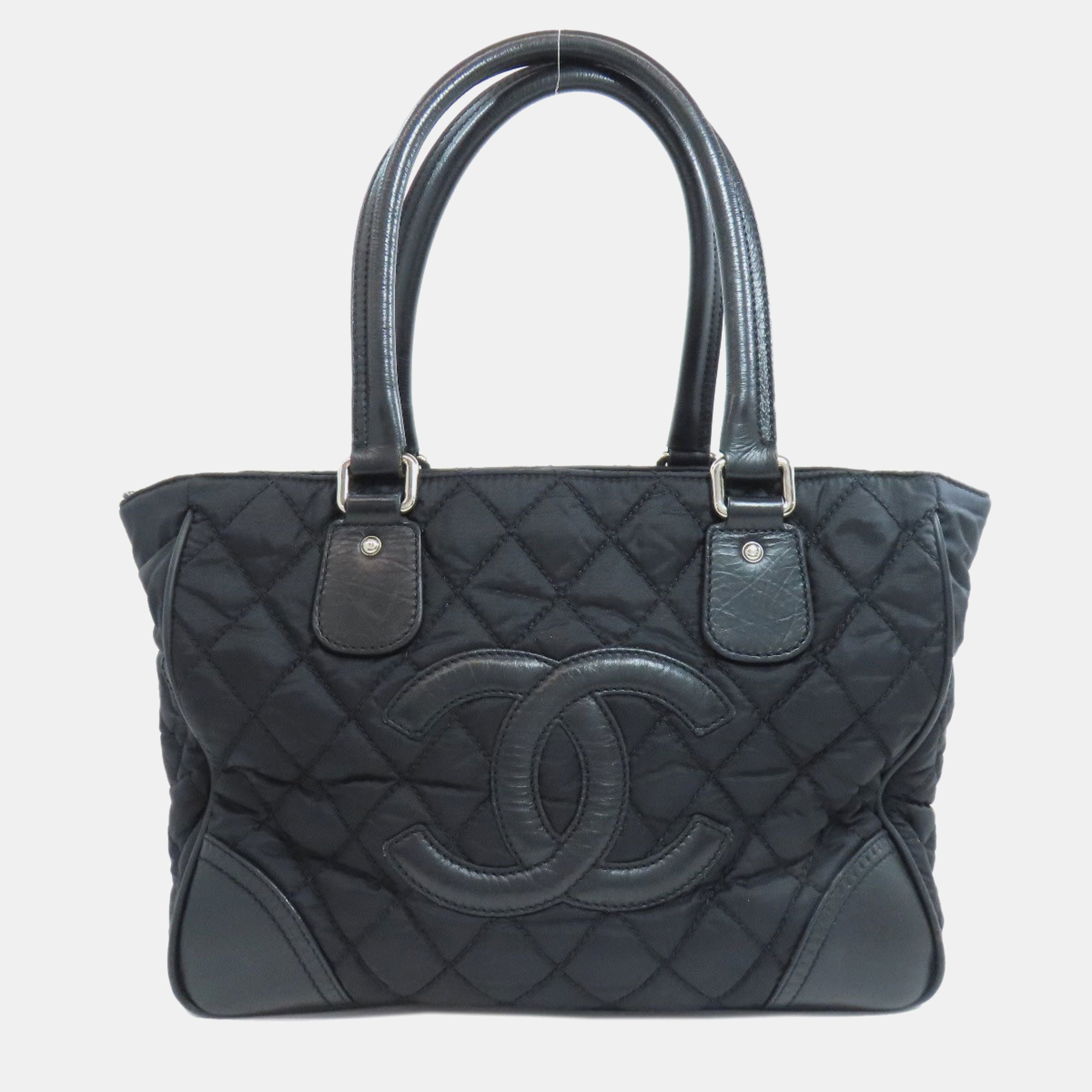 

Chanel Paris New York Tote Bag Nylon Material, Black