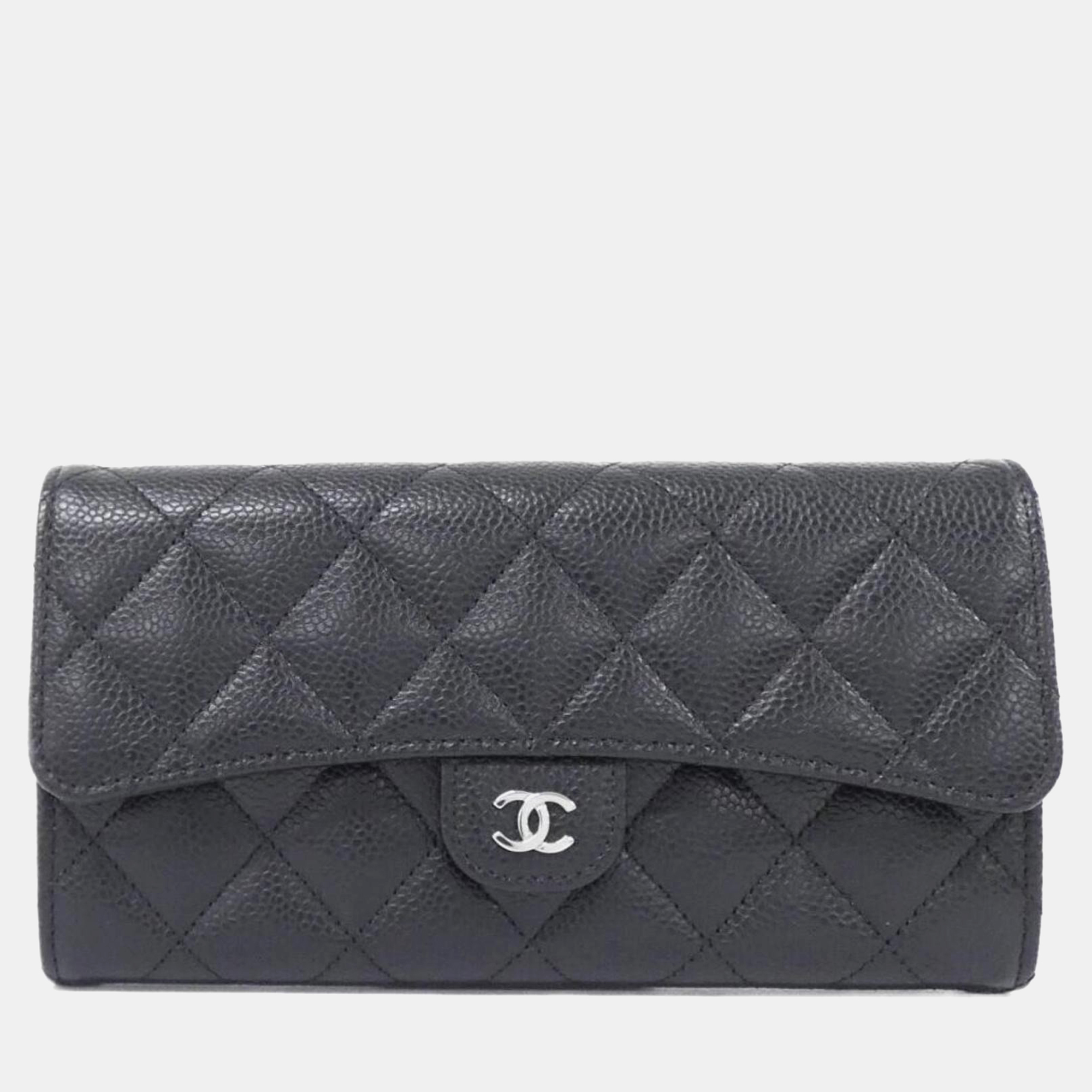 

Chanel Timeless Classic Wallet, Black