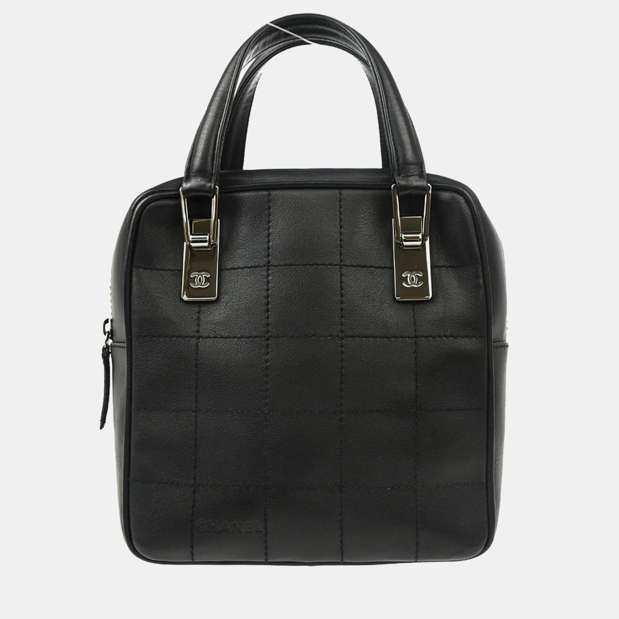 

Chanel Black Lambskin Choco Bar Handbag