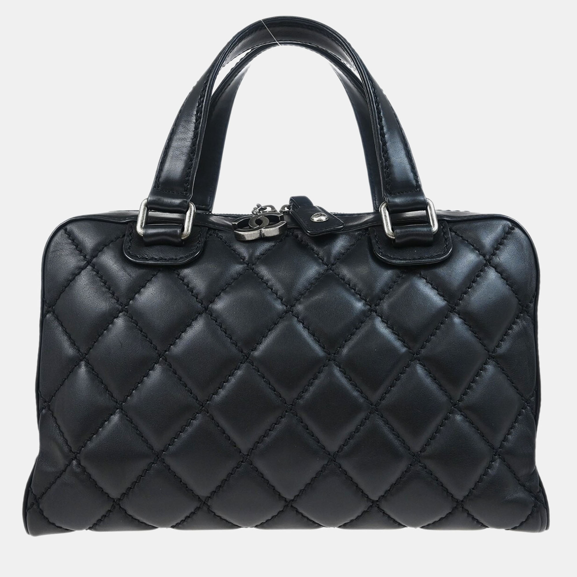 

Chanel Black Calfskin Wild Stitch Handbag