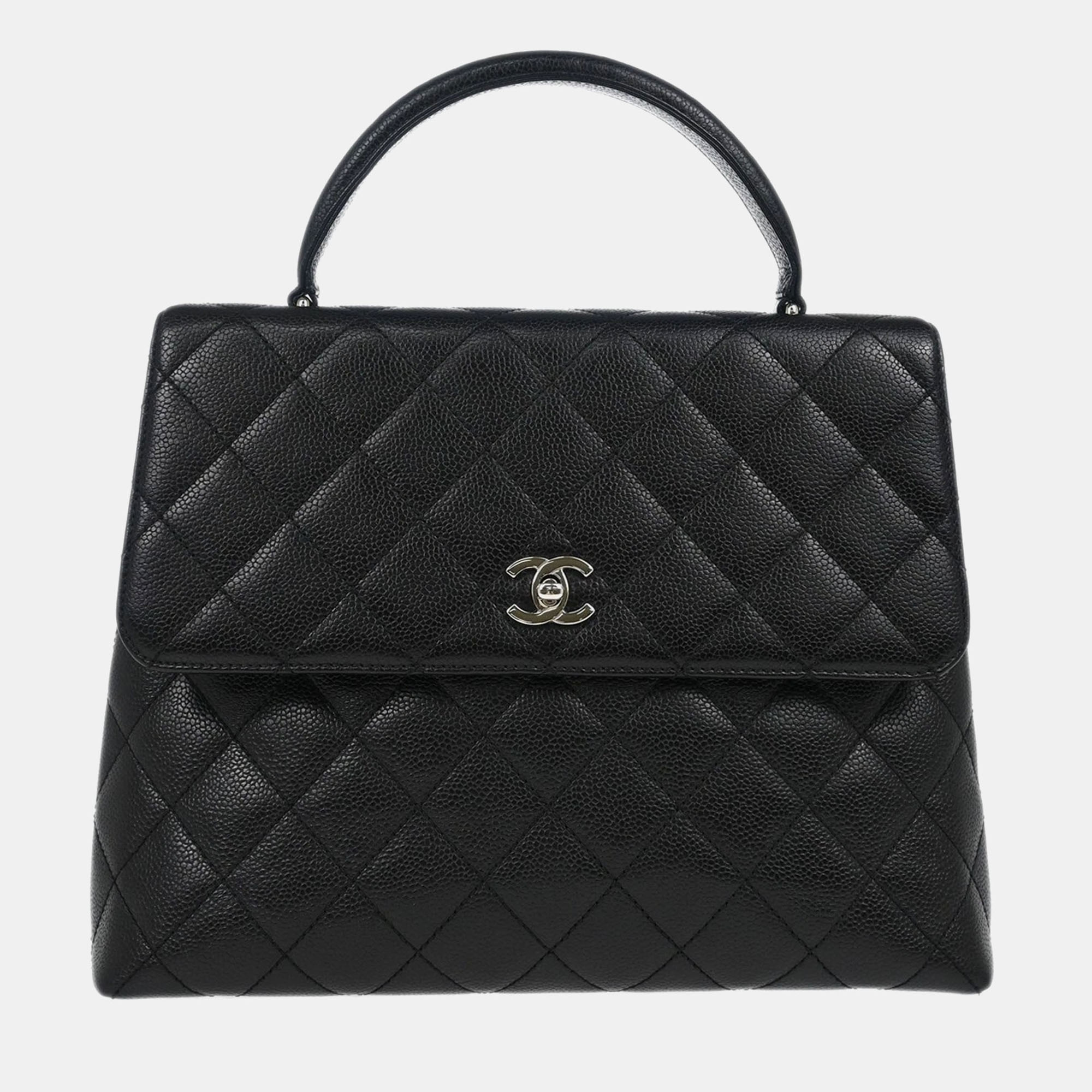 

Chanel Black Calfskin Handbag